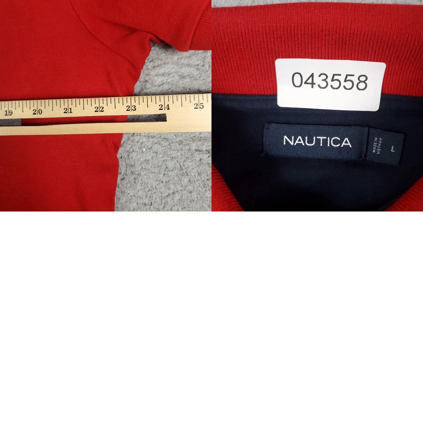 Nautica Nautica Polo Shirt Mens Large Green Casual Short Sleeve Adult Polo Shirt (Regular) Mens Size US L / EU 52-54 / 3 - 8 Thumbnail