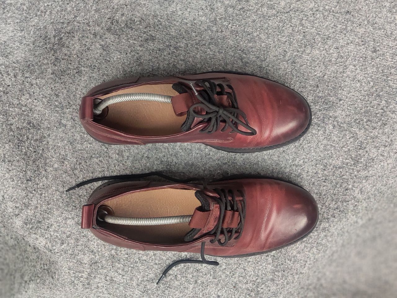 G-Star G Star Raw Dark Burgundy Leather Derby Shoes Avant Garde Size US 11 / EU 44 - 3 Thumbnail