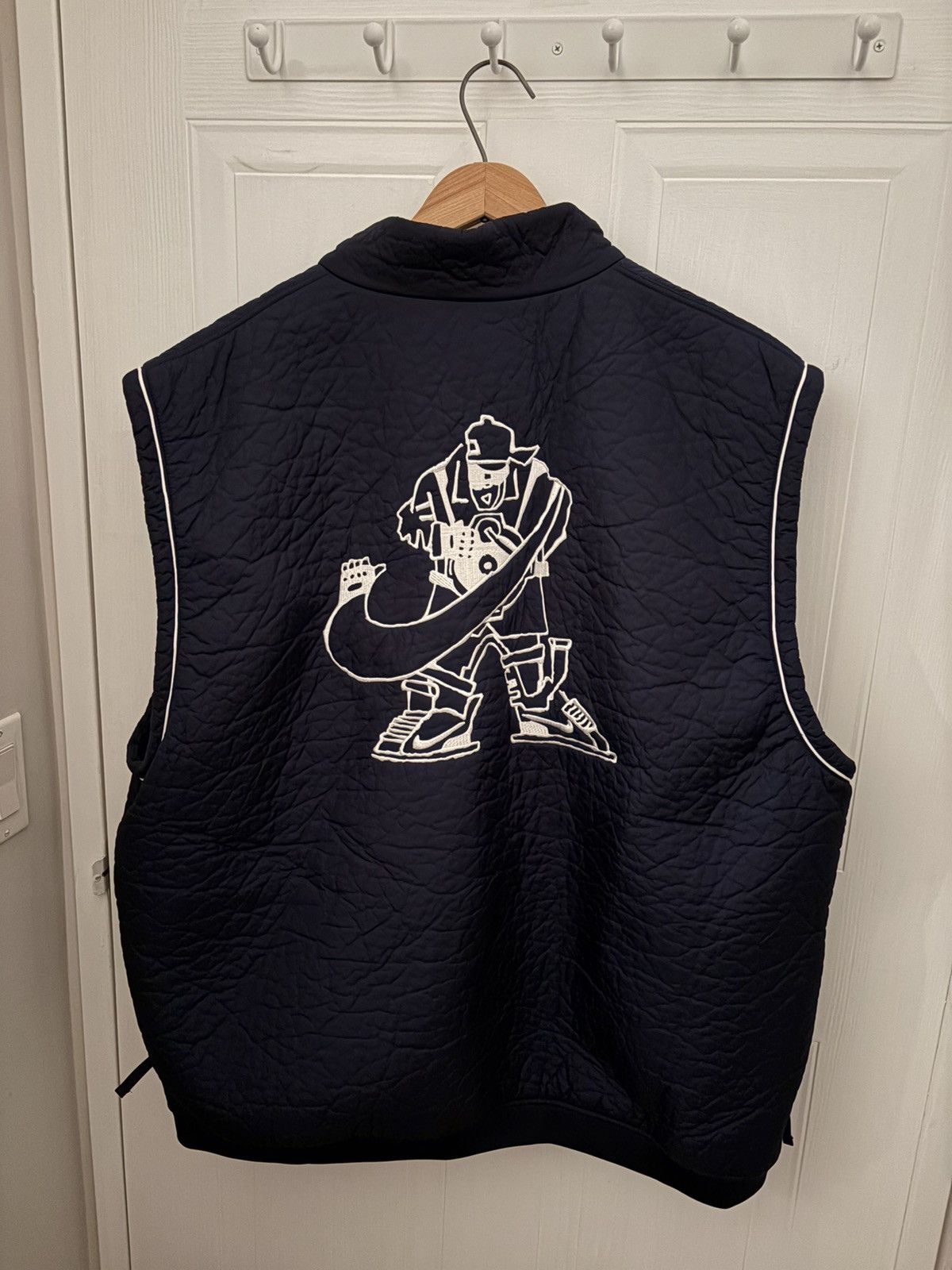 Cav Empt × Nike Rare Limited Collection CAV EMPT Navy Blue Nike Vest Size US XL / EU 56 / 4 - 2 Thumbnail
