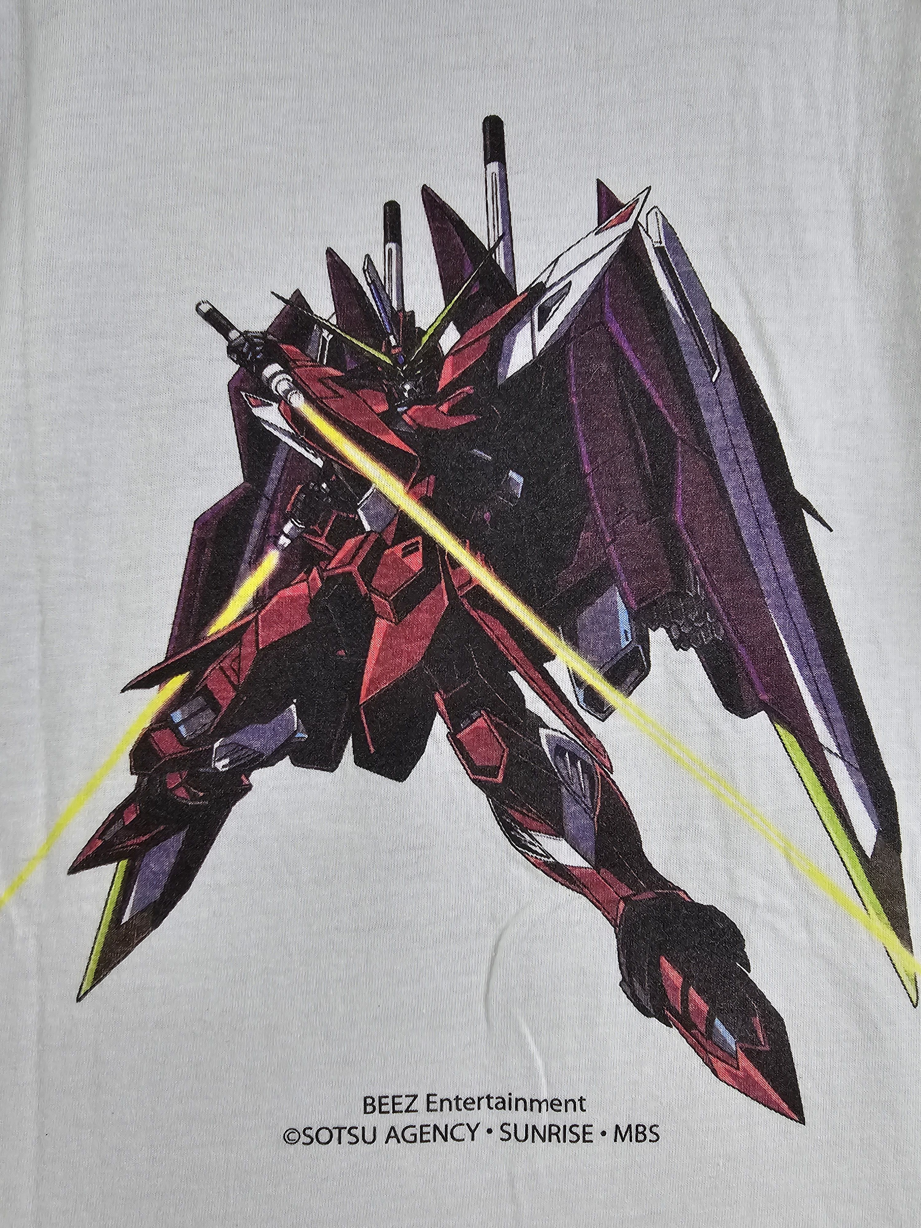 Anime × Vintage 2000 Mobile Suit Gundam Seed Anime Tee XL 22.5" 27.5" Size US XL / EU 56 / 4 - 6 Thumbnail