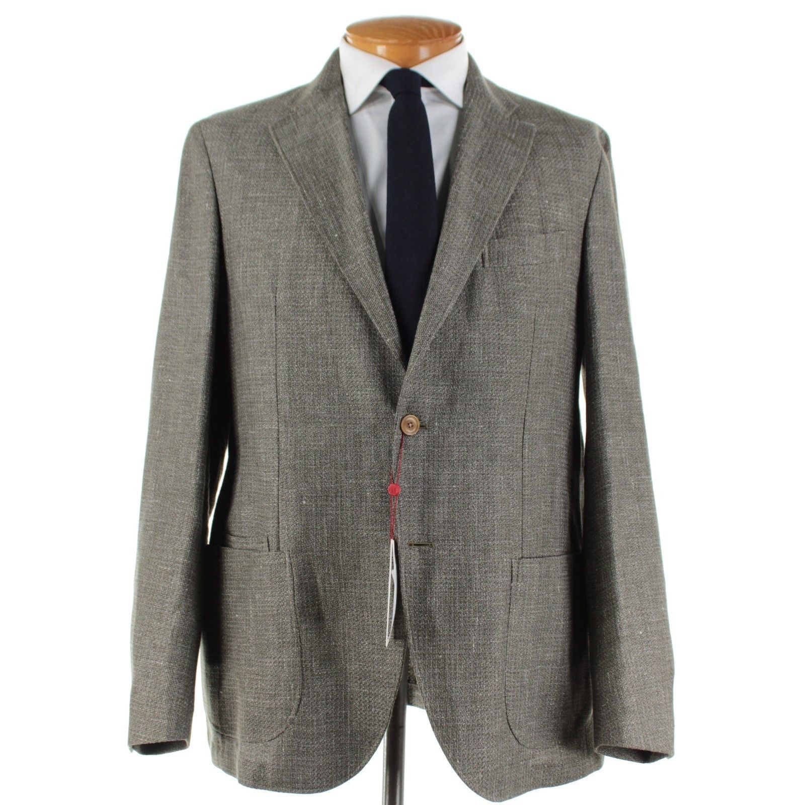 Luciano Barbera Luciano Barbera Sport Coat Size 46 US in Green Size 46R - 1 Thumbnail