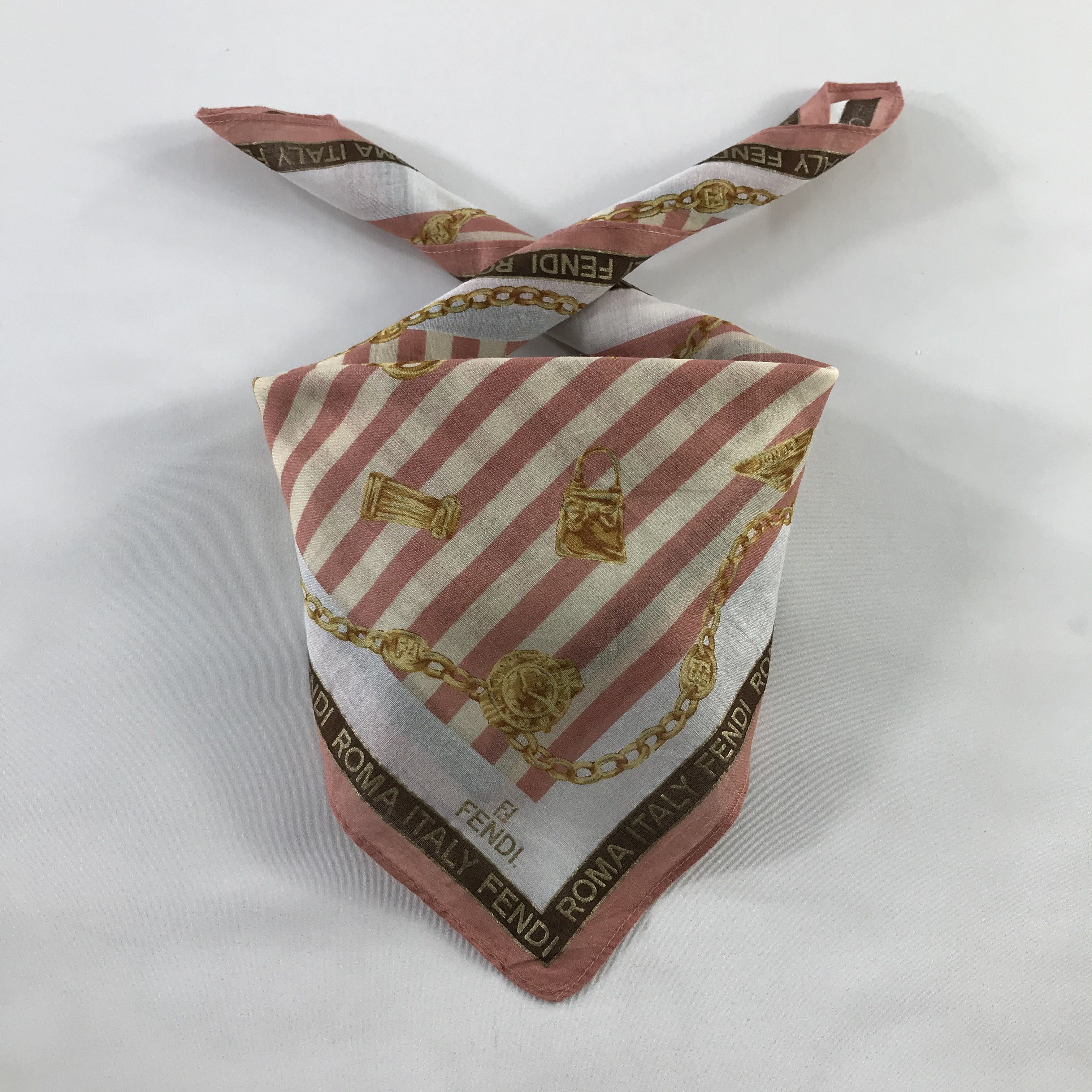 Vintage Vintage Fendi Bandana / Handkerchief / Neckerchief - S440 Size ONE SIZE - 3 Thumbnail