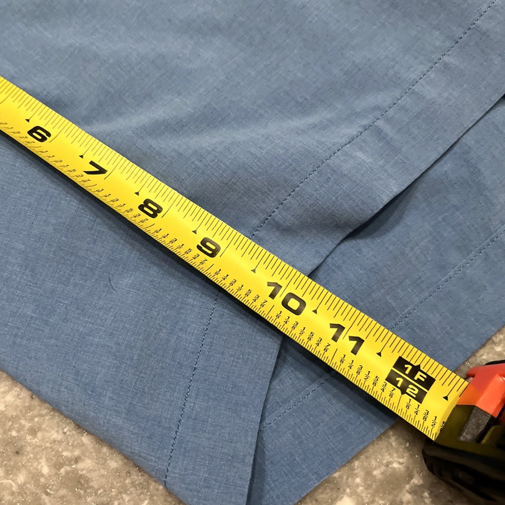 Peter Millar Peter Millar Wicking Shorts 10" Inseam Blue Polyester Regular Men 38 Belt Loops Pockets Stretch Concealed Logo Size US 38 / EU 54 - 4 Thumbnail