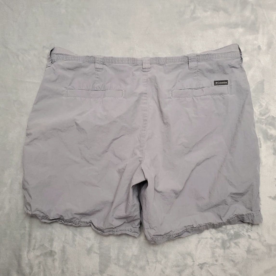 Vintage Columbia Shorts Men 38x86 Gray 100% Cotton Lightweight Hiking Outdoors Casual Size US 38 / EU 54 - 5 Thumbnail