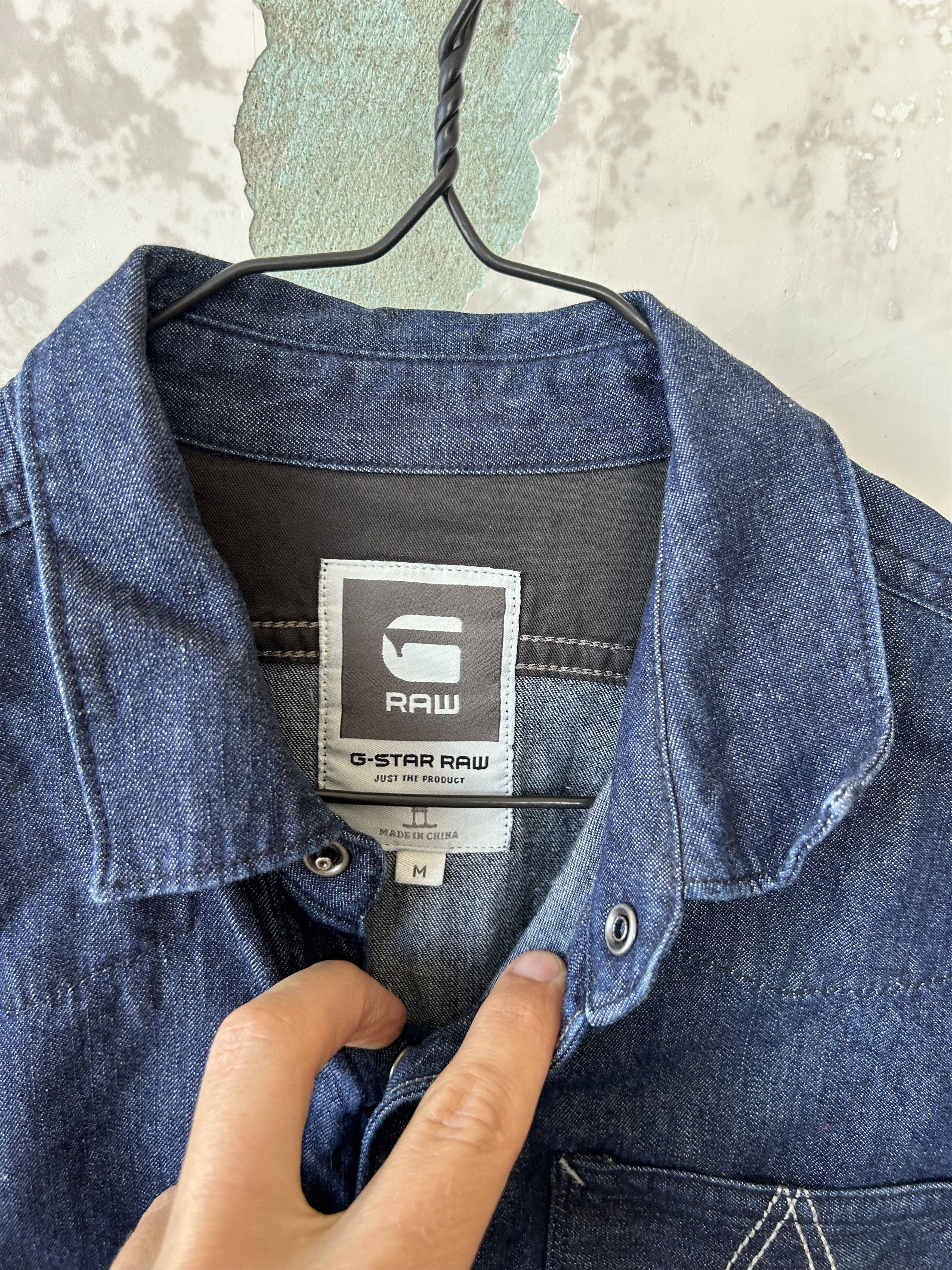 G-Star G-Star Raw Denim Shirt Blue Western Size US M / EU 48-50 / 2 - 5 Thumbnail
