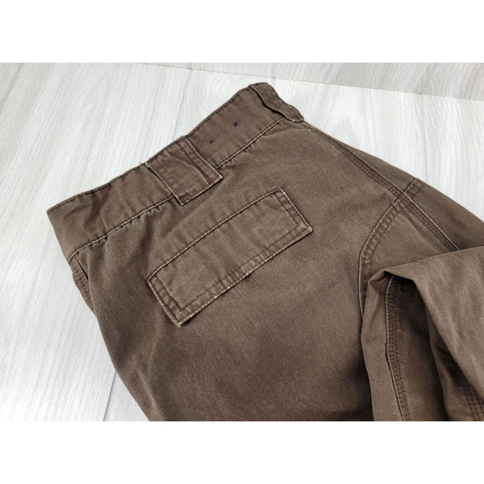 Vintage 5.11 Tactical Men's Ripstop TDU Pants Cargo Brown Large 39.5/43”x34 Inseam Mens Size US 38 / EU 54 - 6 Thumbnail