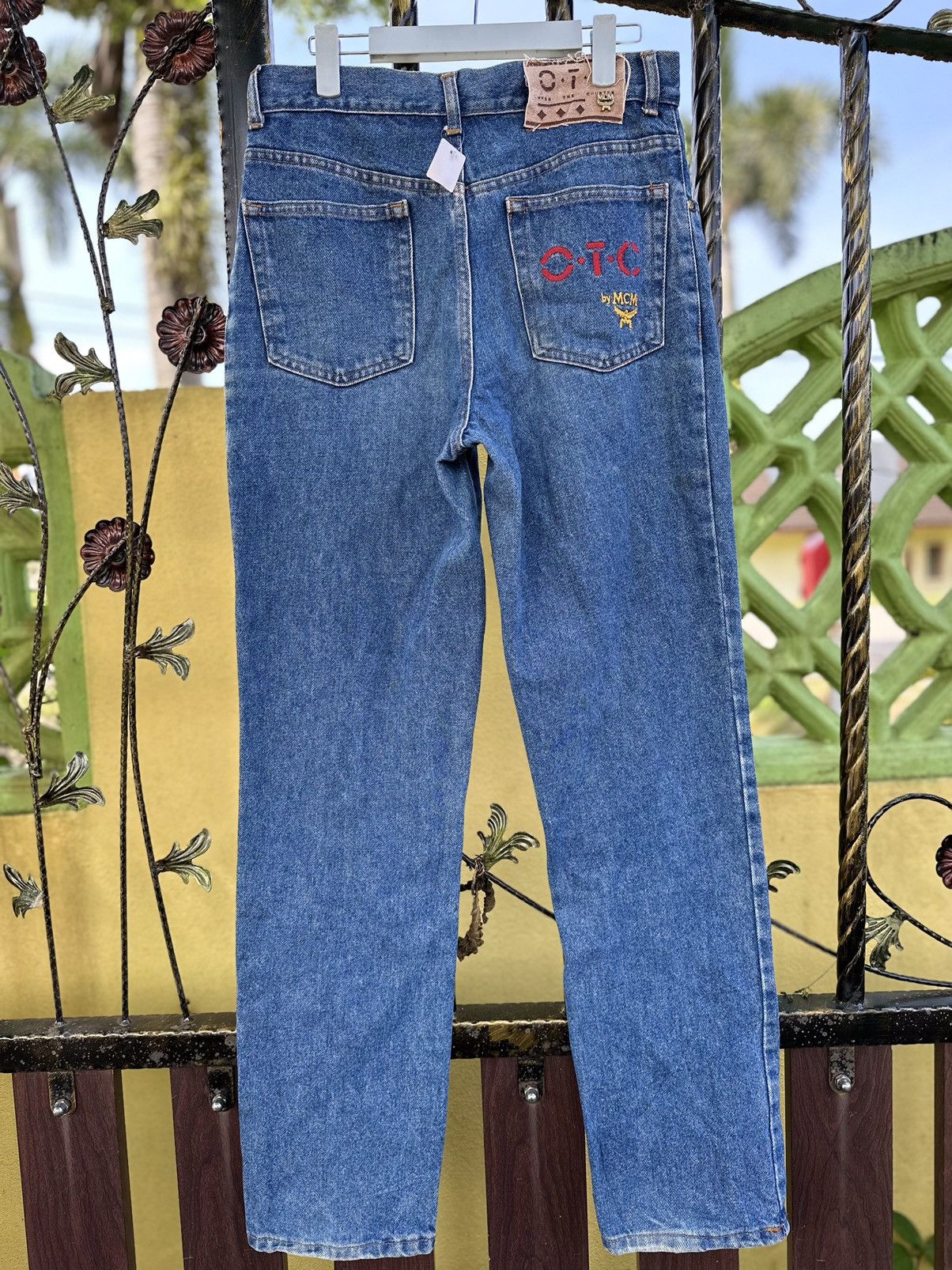 If Six Was Nine Designer Italy💥 Mcm Denim Simple Style💥 Size US 30 / EU 46 - 4 Thumbnail