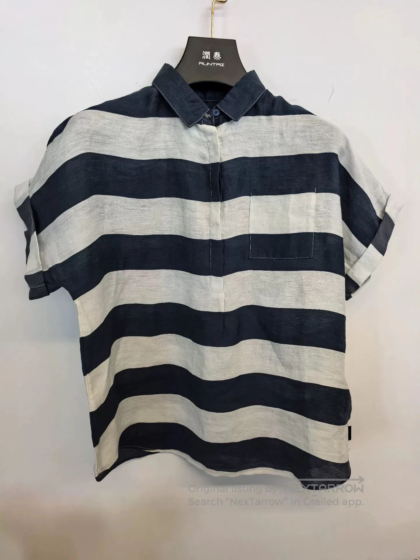 Burberry Burberry Brit Men's Striped Polo Shirt. Size US XL / EU 56 / 4 - 1 Thumbnail