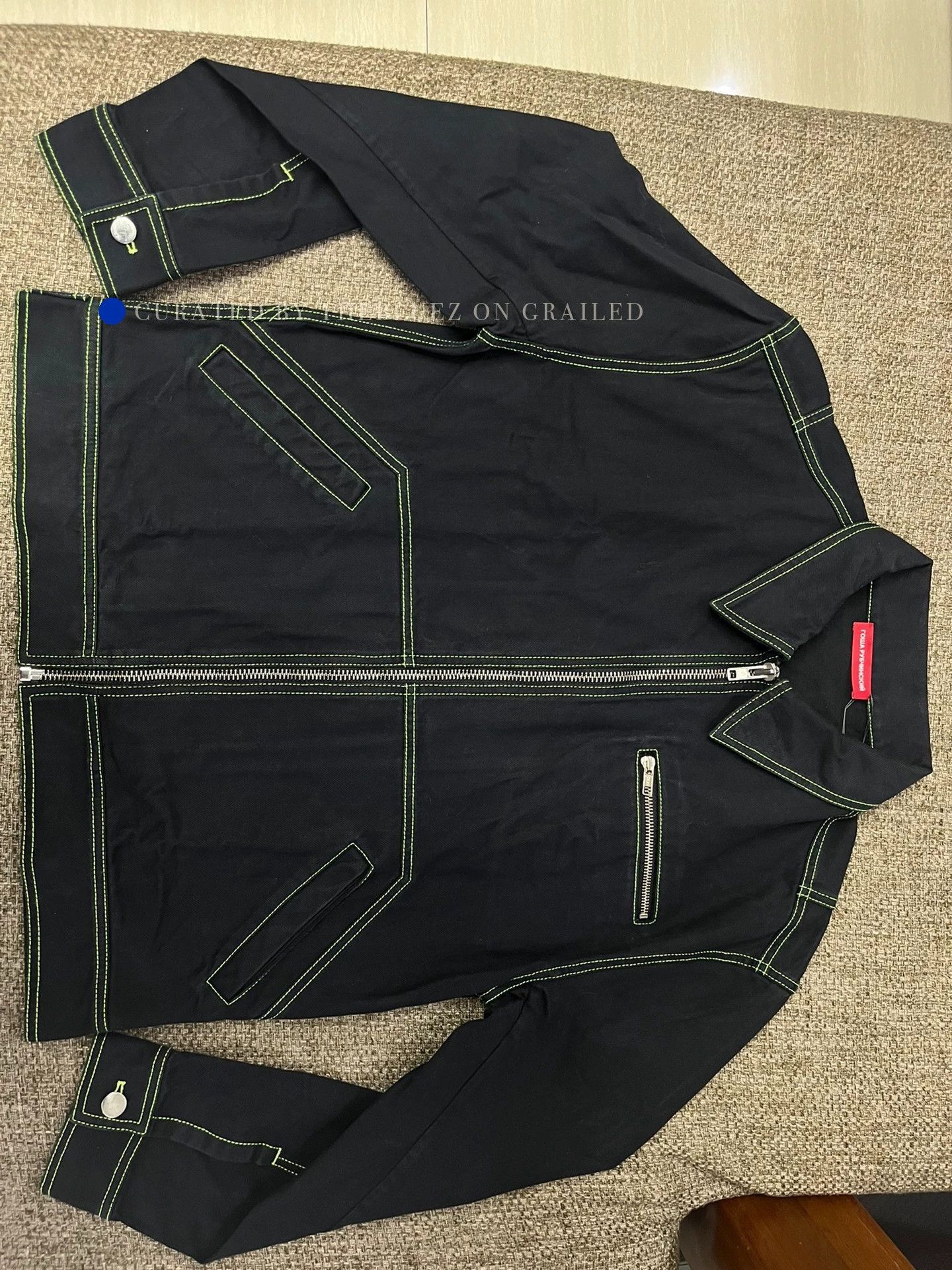 Gosha Rubchinskiy Yeezy WB-01 Windbreaker Jacket Black YZY Gosha