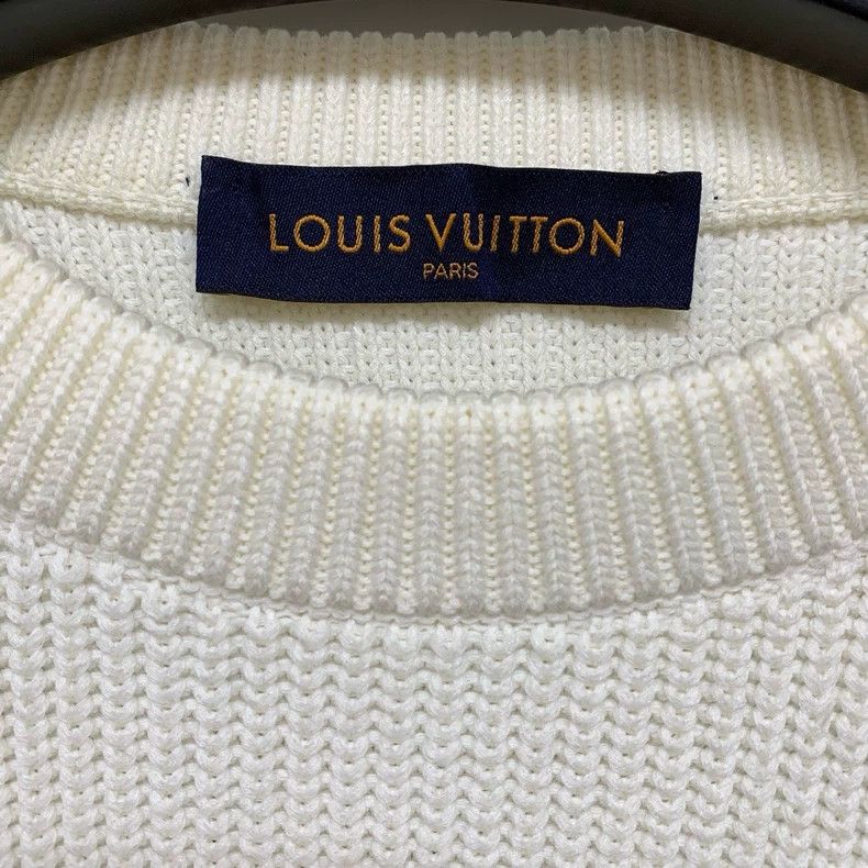Other Louis Vuitton White Knit sweater Size US L / EU 52-54 / 3 - 3 Thumbnail