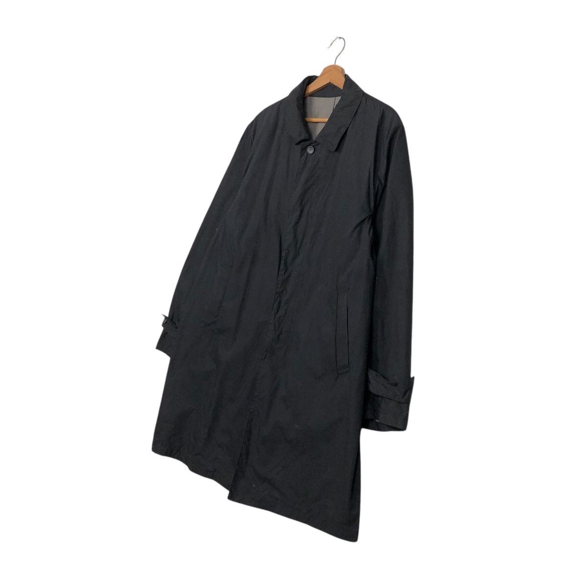 Japanese Brand 📌Iconic Black Junmen Long Jacket Duck Canvas Chore Worker Size US L / EU 52-54 / 3 - 3 Thumbnail