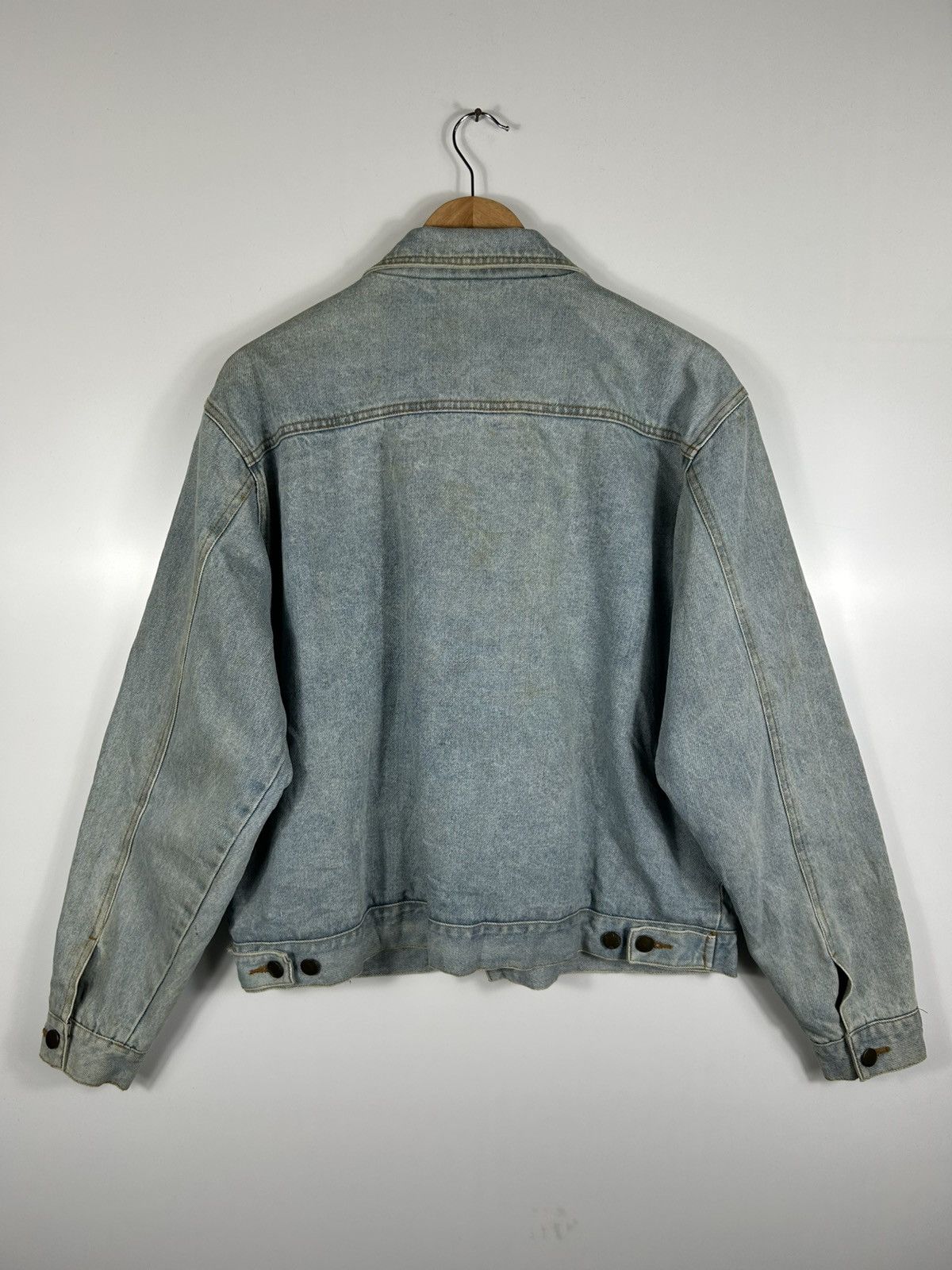 Japanese Brand × Vintage ⚡️Vintage Denim Button Chore Jacket Size US L / EU 52-54 / 3 - 11 Thumbnail