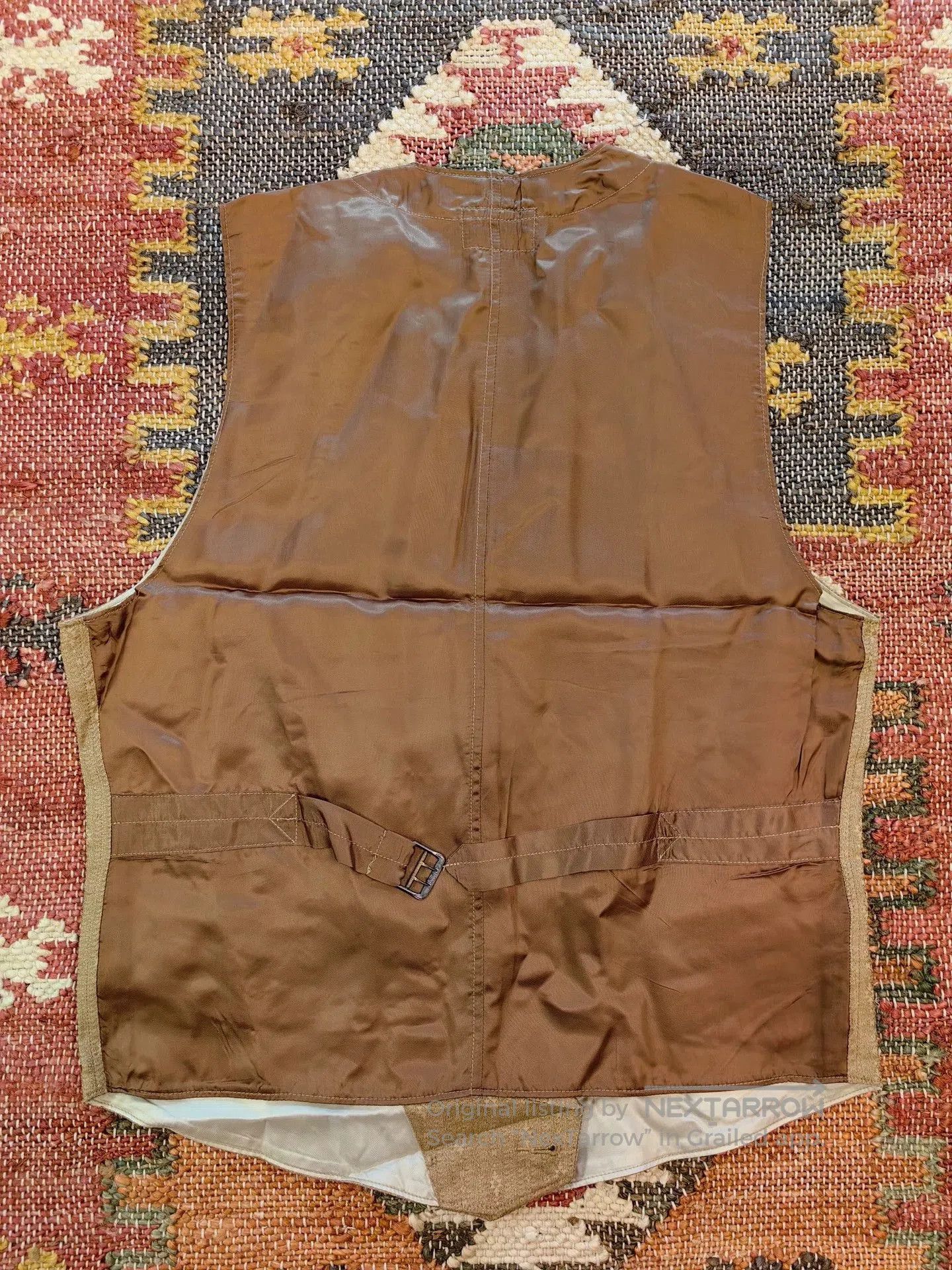 RRL Ralph Lauren RRL Cotton Silk Jacquard Western Vest. Size US M / EU 48-50 / 2 - 2 Thumbnail
