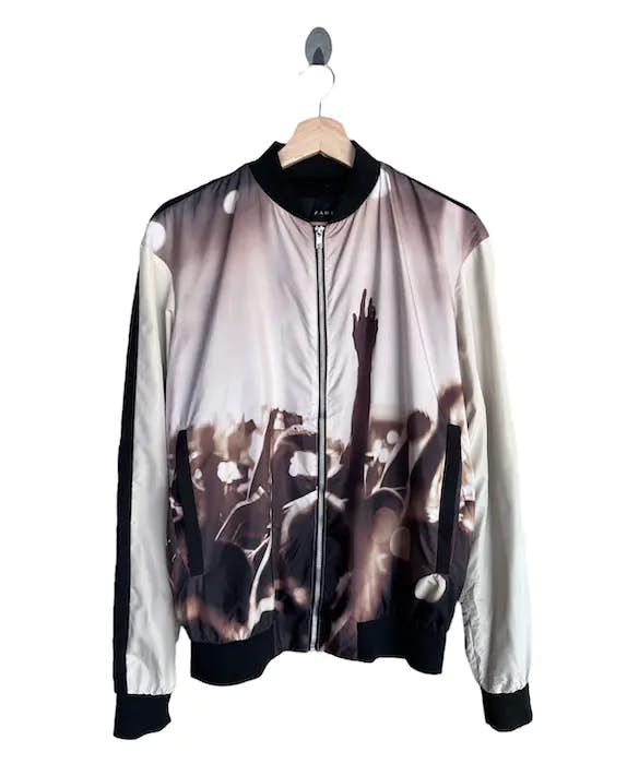 Zara Zara Overprint Bomber Jacket Size US M / EU 48-50 / 2 - 1 Thumbnail