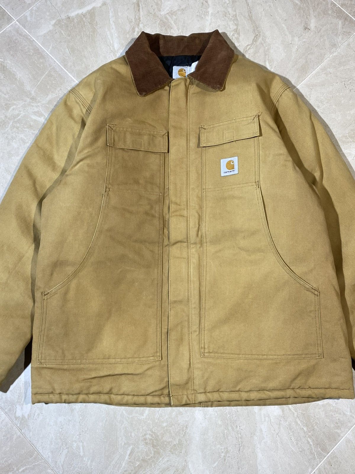 Carhartt 🔥 CARHARTT CANVAS WORK JACKET Y2K DETROIT VIBES USA MADE Size US M / EU 48-50 / 2 - 3 Thumbnail