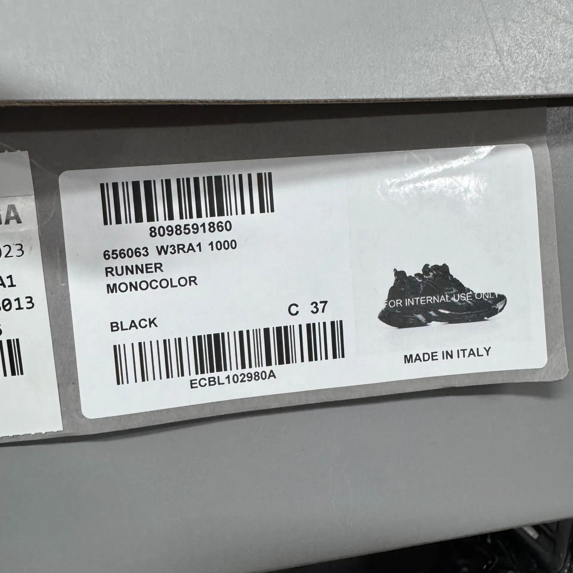 Balenciaga Balenciaga Runner's low-top sneakers| Size US 6.5 / IT 36.5 - 8 Thumbnail