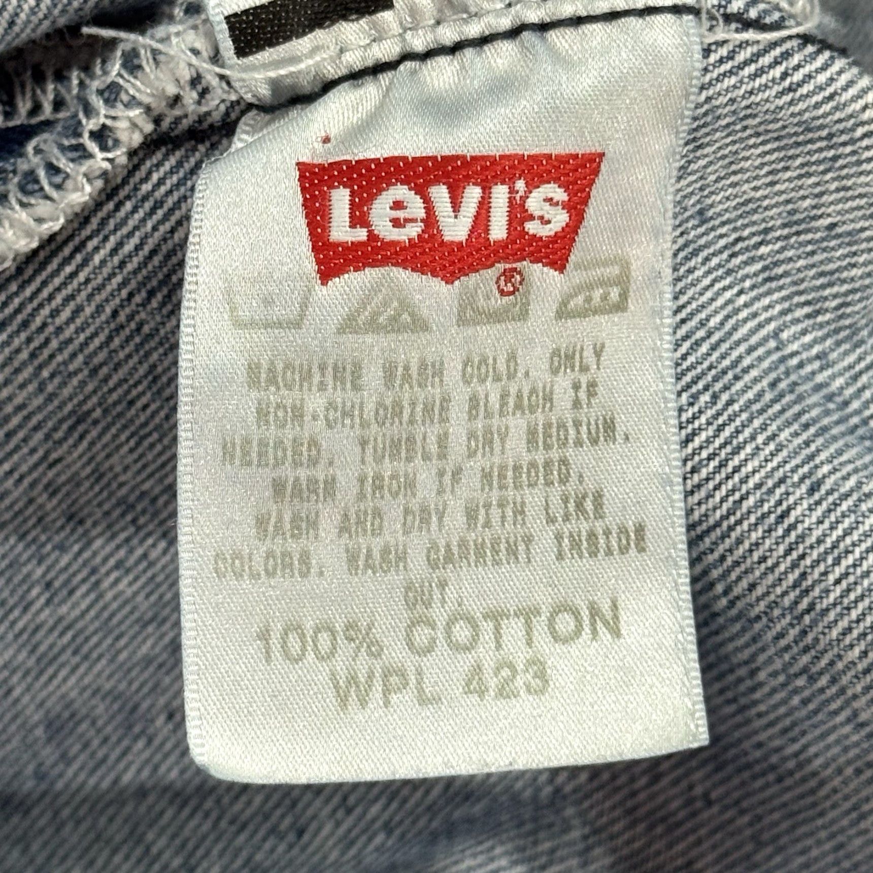 Levi's VINTAGE Levi’s 501 Jeans Denim Button Fly 90s Men’s 38x30 Blue Slim/Regular XX Selvedge Size US 38 / EU 54 - 7 Thumbnail