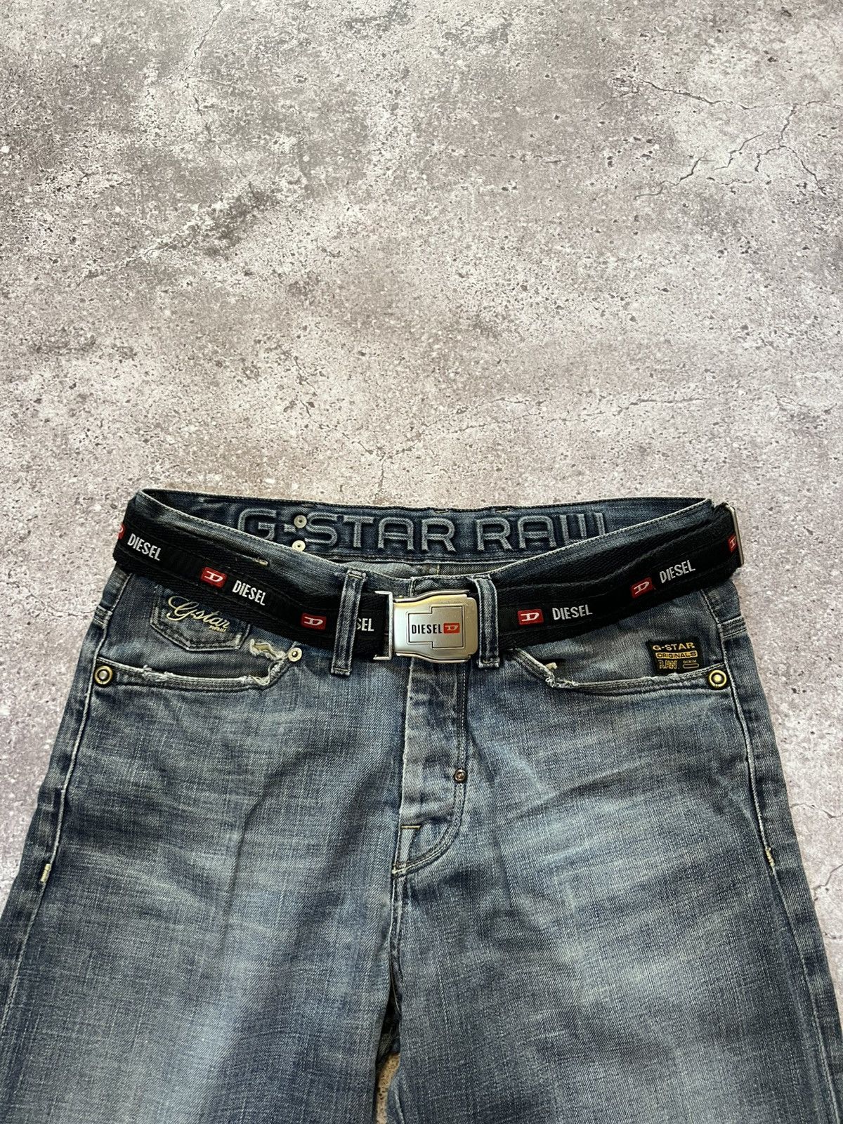 Diesel Vintage Diesel Belt Monogram Logo Metal Buckle Y2k HYPE Size ONE SIZE - 1 Thumbnail