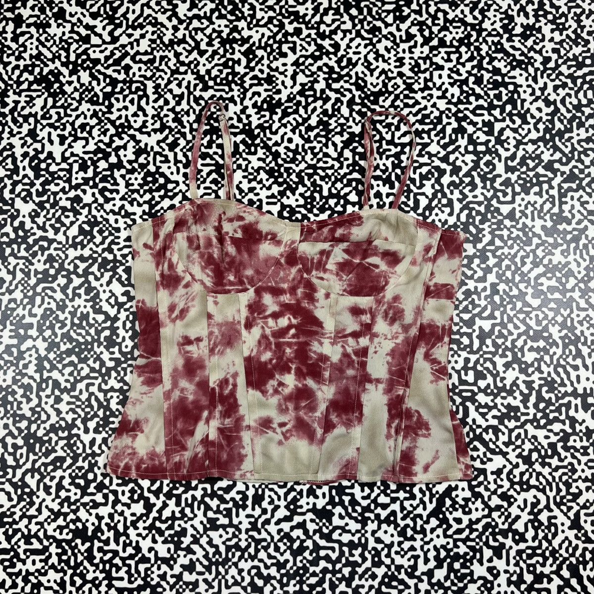Vintage Vintage Y2K Japanese Style Retro Tie Dye Tank Top Sleeveless Size L / US 10 / IT 46 - 2 Thumbnail