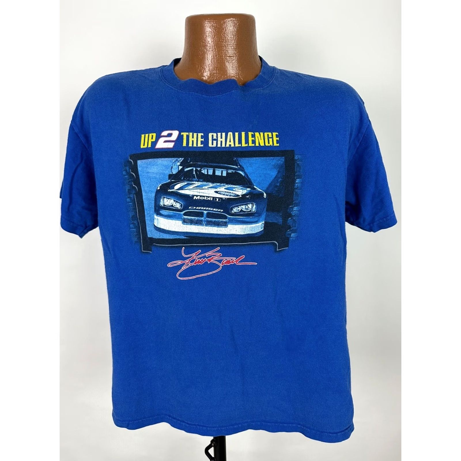 Delta Penske Racing Shirt M Kurt Busch NASCAR Auto Racing Miller Lite Vintage Blue Shirt Adult Medium Blue NASCAR Shirt Mens Size US M / EU 48-50 / 2 - 4 Thumbnail