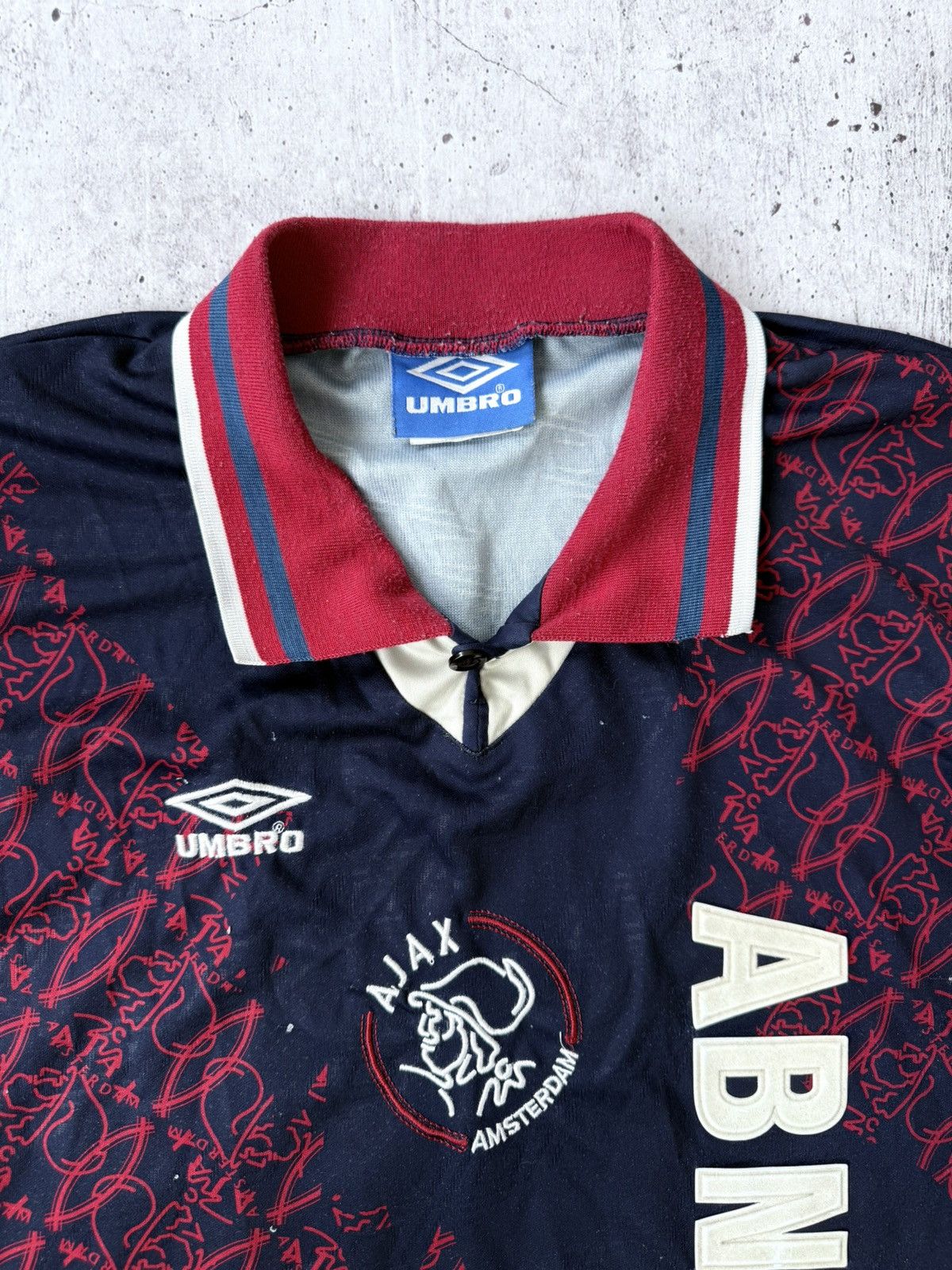 Umbro × Vintage Umbro Ajax Amsterdam 1994/1996 Away Jersey Size US L / EU 52-54 / 3 - 7 Thumbnail