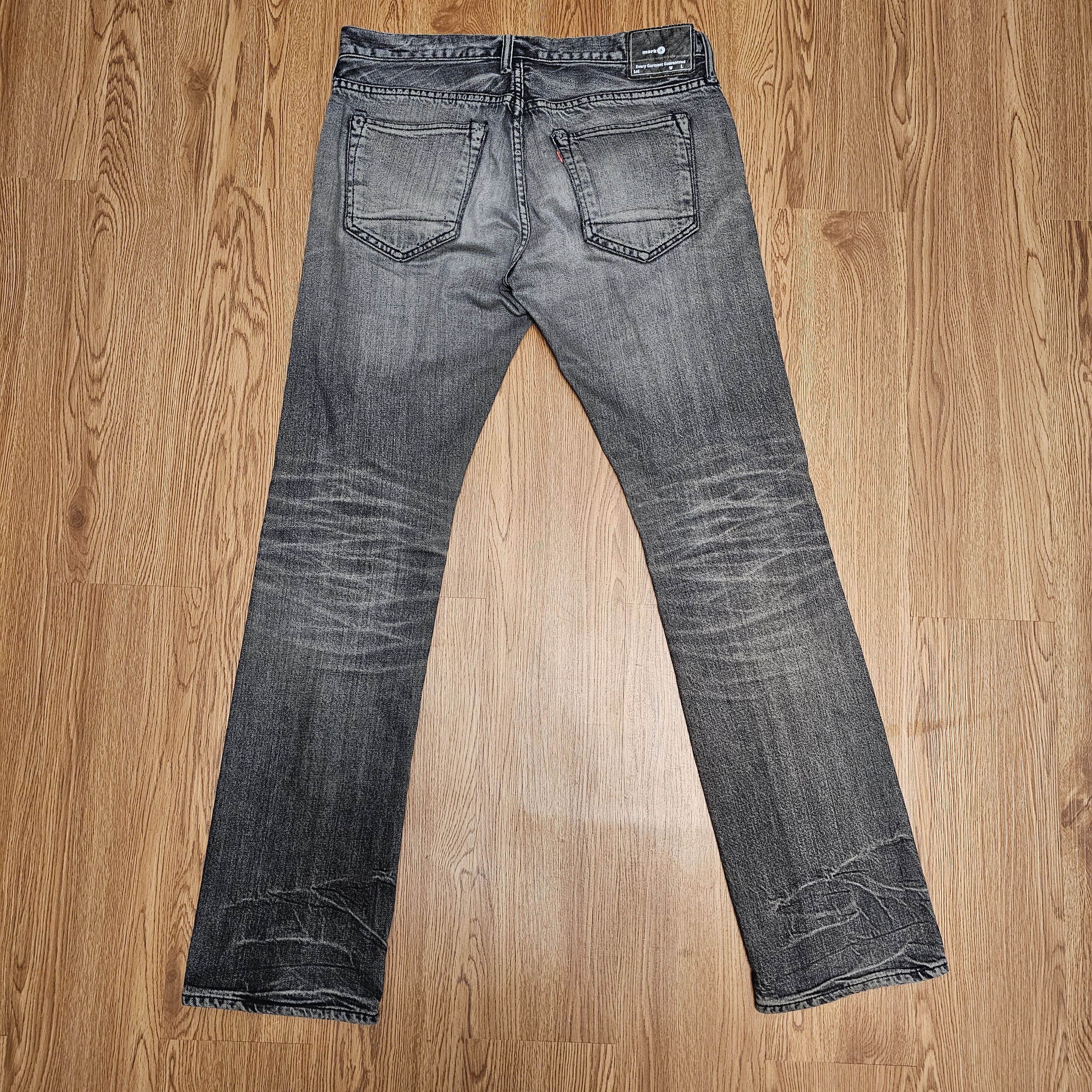 Markaware Vintage Mark a Japan Distressed Selvedge Jeans Size US 34 / EU 50 - 2 Thumbnail