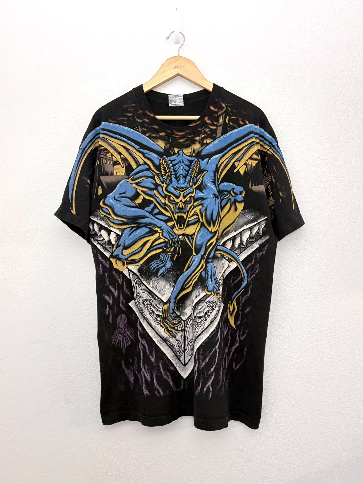 Liquid Blue × Vintage 1994 Travis Scott Liquid Blue Eagle All Over