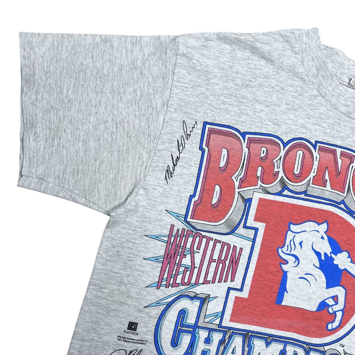 NFL × Vintage Vintage 1996 NFL Denver Broncos Champions Spell Out 3D Tee Size US L / EU 52-54 / 3 - 7 Thumbnail