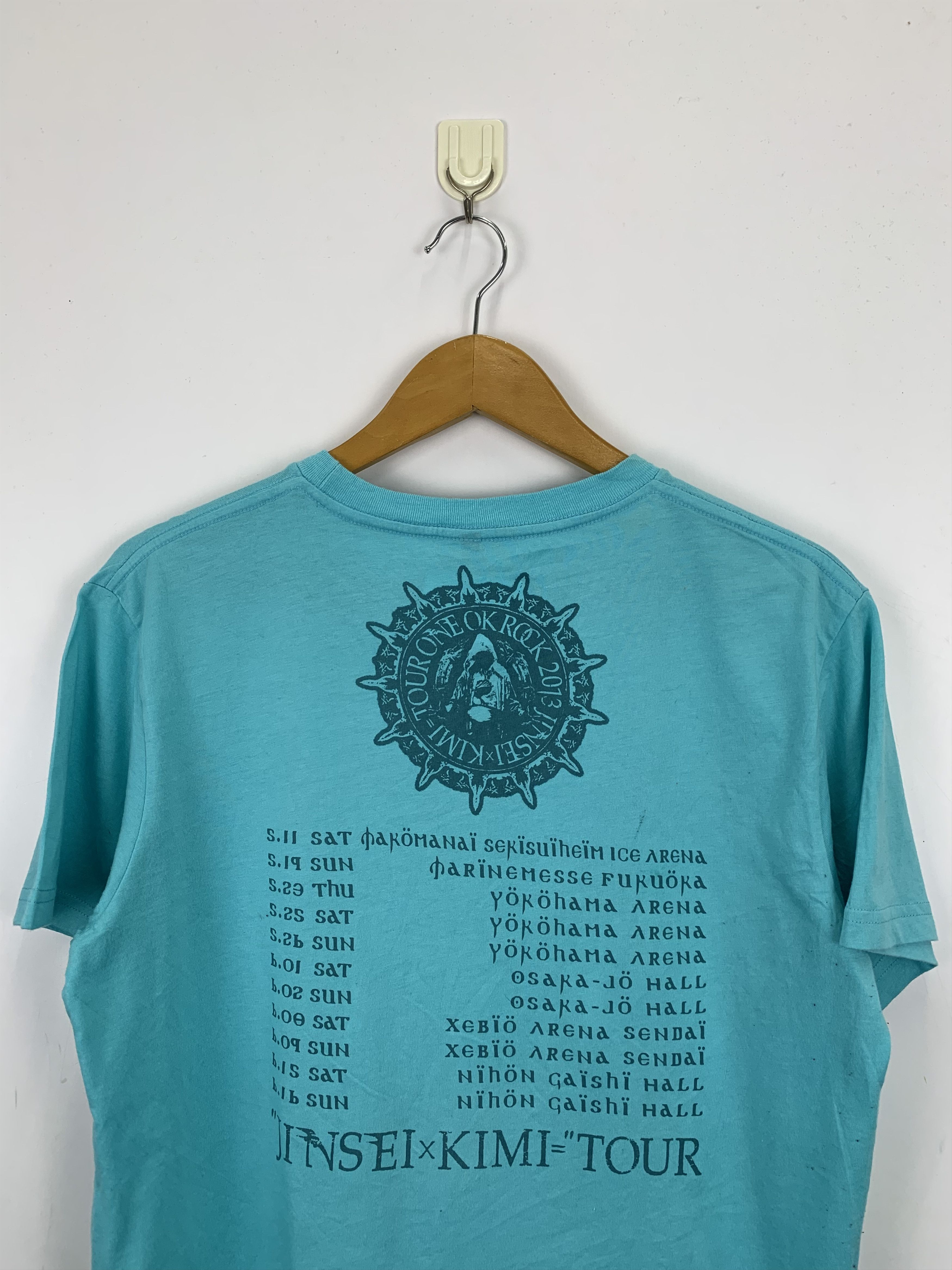 Band Tees 2013 One Ok Rock Tour Band T Shirt TA0257 Size US L / EU 52-54 / 3 - 4 Thumbnail