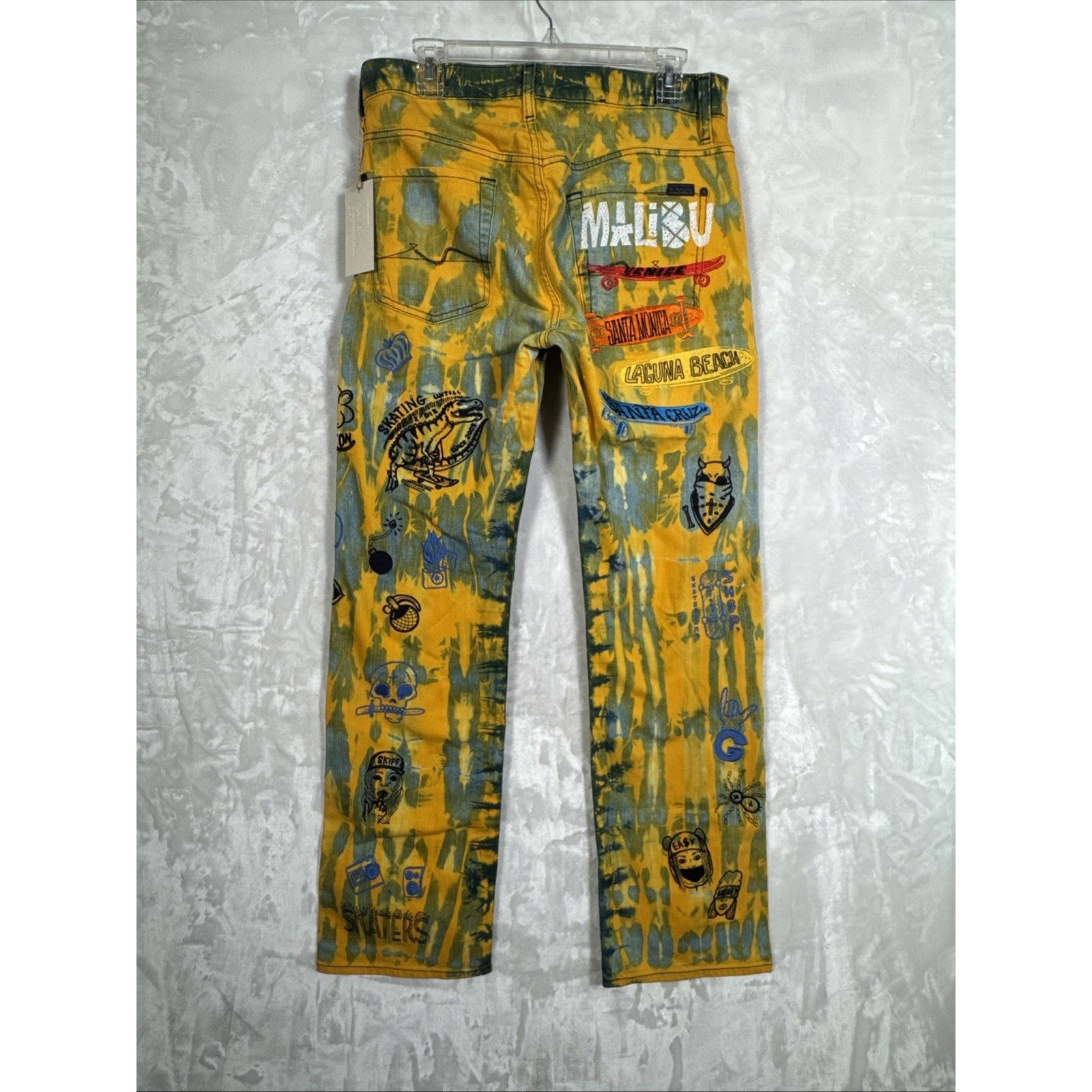 7 For All Mankind Embroidered Skater Tie Dye 7 For All Mankind Austyn Jeans Size US 30 / EU 46 - 4 Thumbnail