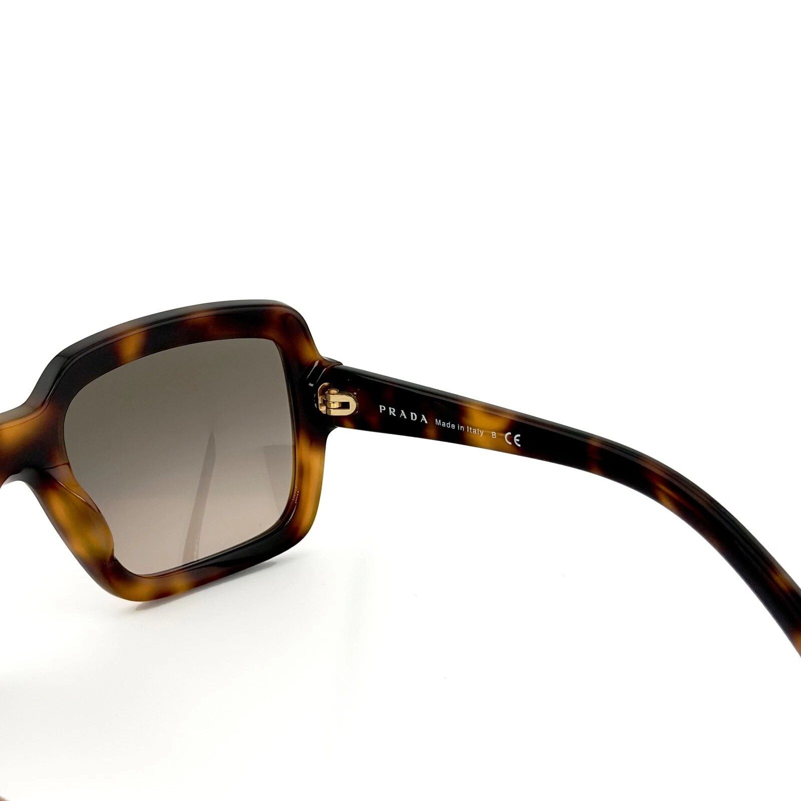 Prada PRADA 07R ORNATE PR07RS Brown Rectangle Sunglasses 07RS Size ONE SIZE - 7 Thumbnail
