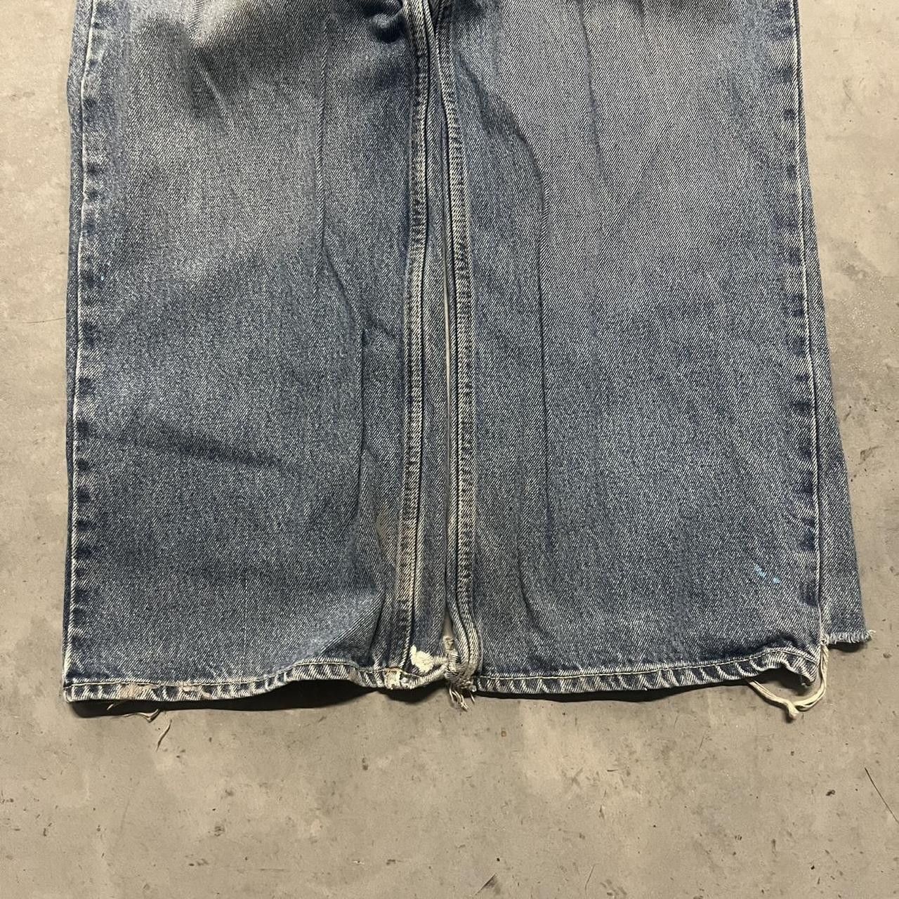 Vintage Vintage Y2K/2000s Super Baggy Light wash Loose Fit Skater Style Denim jeans! Size US 35 - 5 Thumbnail