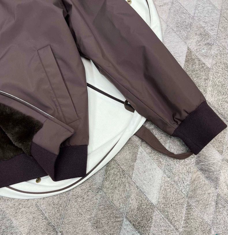 Loro Piana LORO PIANA Men's fur Bomber jacket Size US L / EU 52-54 / 3 - 3 Thumbnail