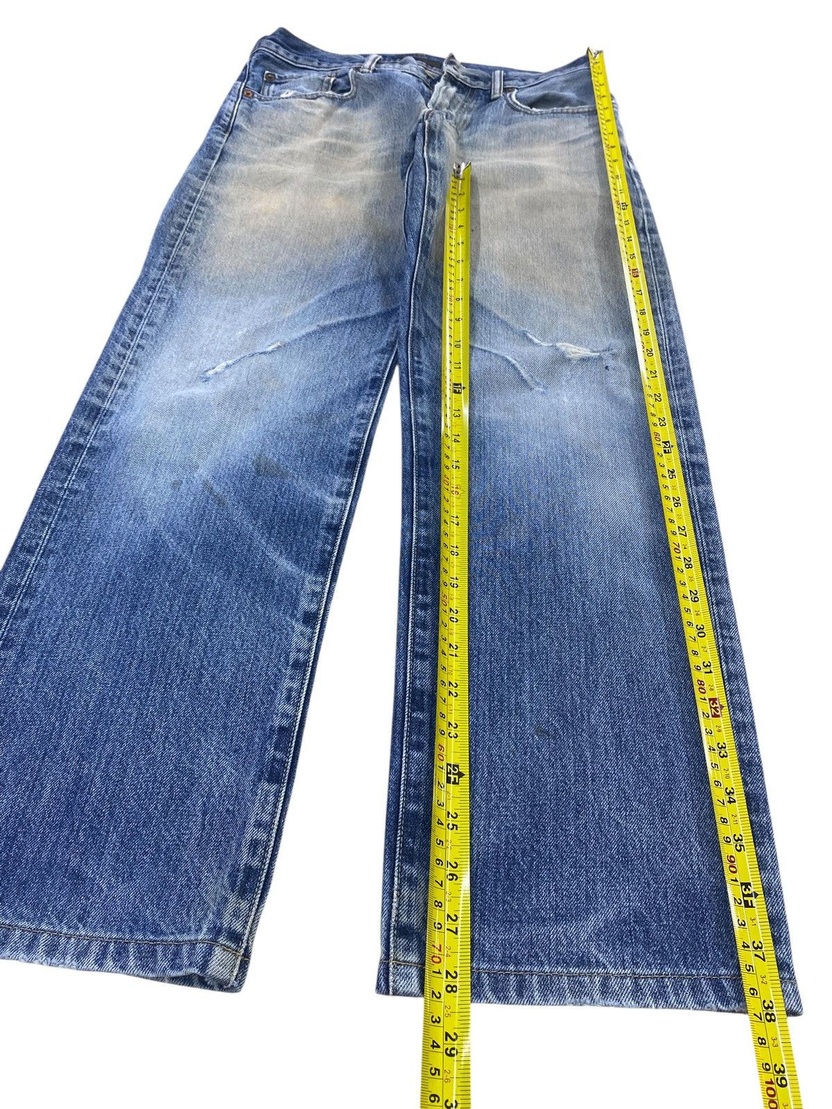 Uniqlo Uniqlo Rusty Faded Wash Style Ripped Jeans Size US 30 / EU 46 - 7 Thumbnail
