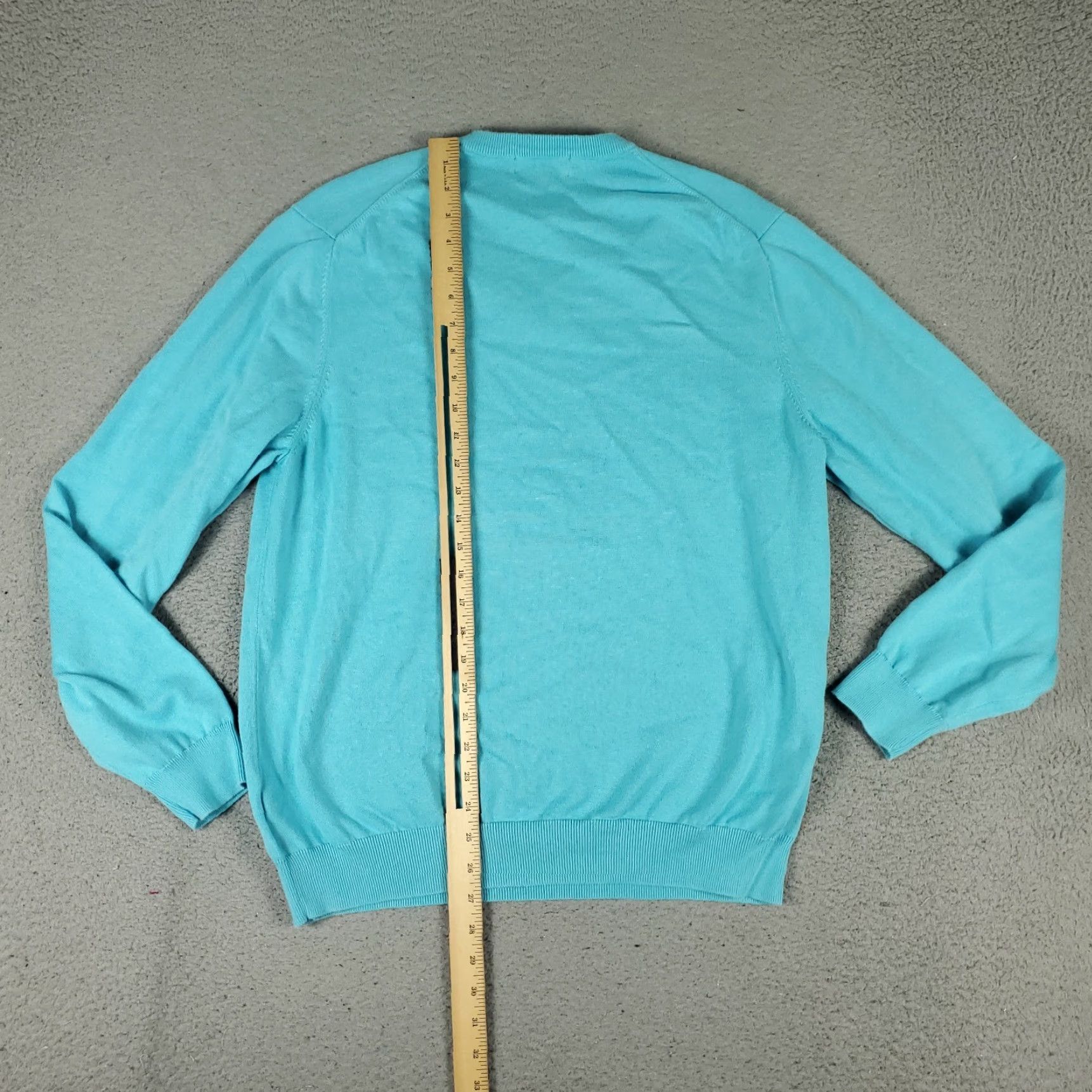 Brooks Brothers VINTAGE Brooks Brothers Sweater Pullover XL Men Blue Knit V-Neck Casual Traditional Size US XL / EU 56 / 4 - 6 Thumbnail