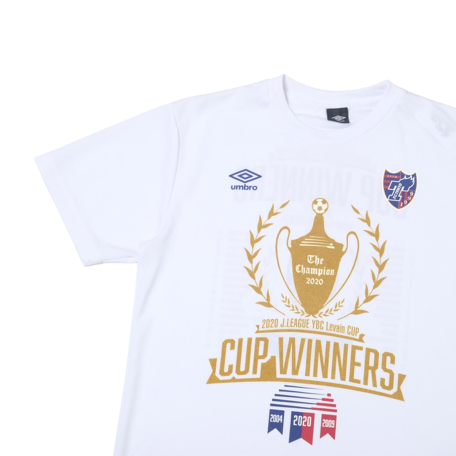 Umbro 2020 FC Tokyo Cup Winners Fan Shirt Umbro J-League (M/L) Size US M / EU 48-50 / 2 - 3 Thumbnail