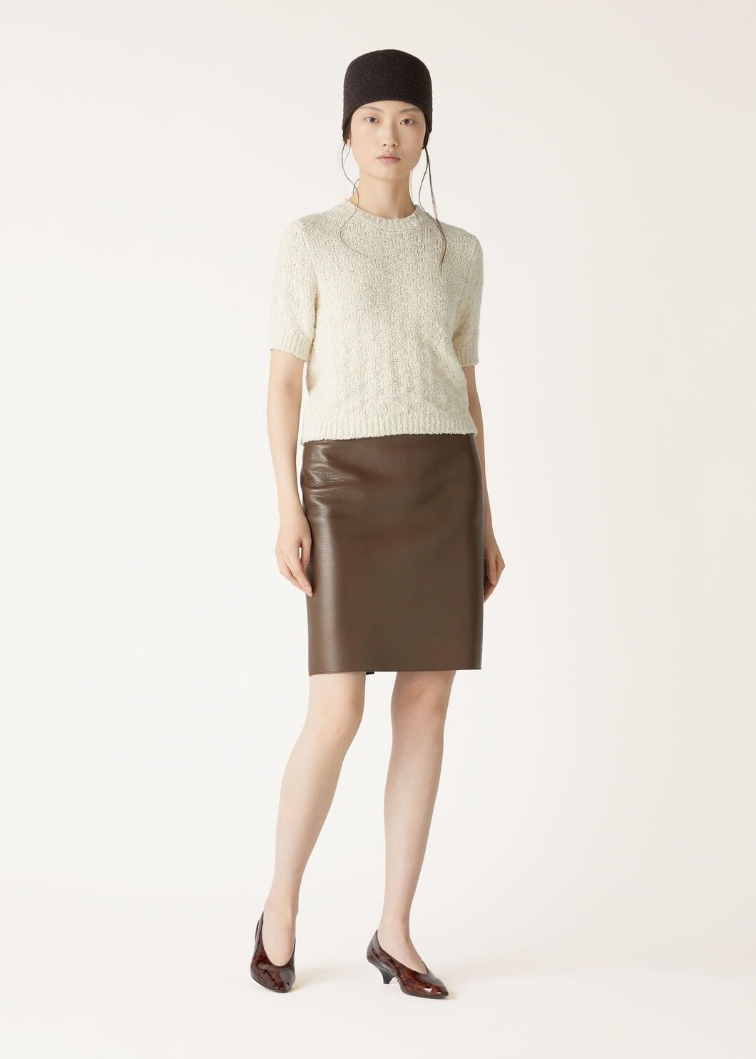 Loro Piana o1w1db10825 FAO2877 Folecchio Crewneck Sweater in Ivory Size S / US 4 / IT 40 - 2 Thumbnail