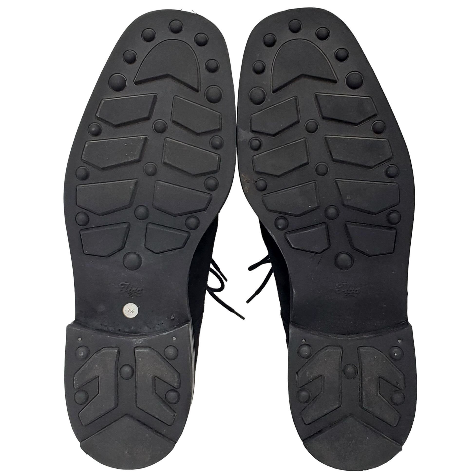 Mezlan Mezlan Dress Shoes Mens 9.5 Black Suede Leather Blucher Size US 9.5 / EU 42-43 - 5 Thumbnail