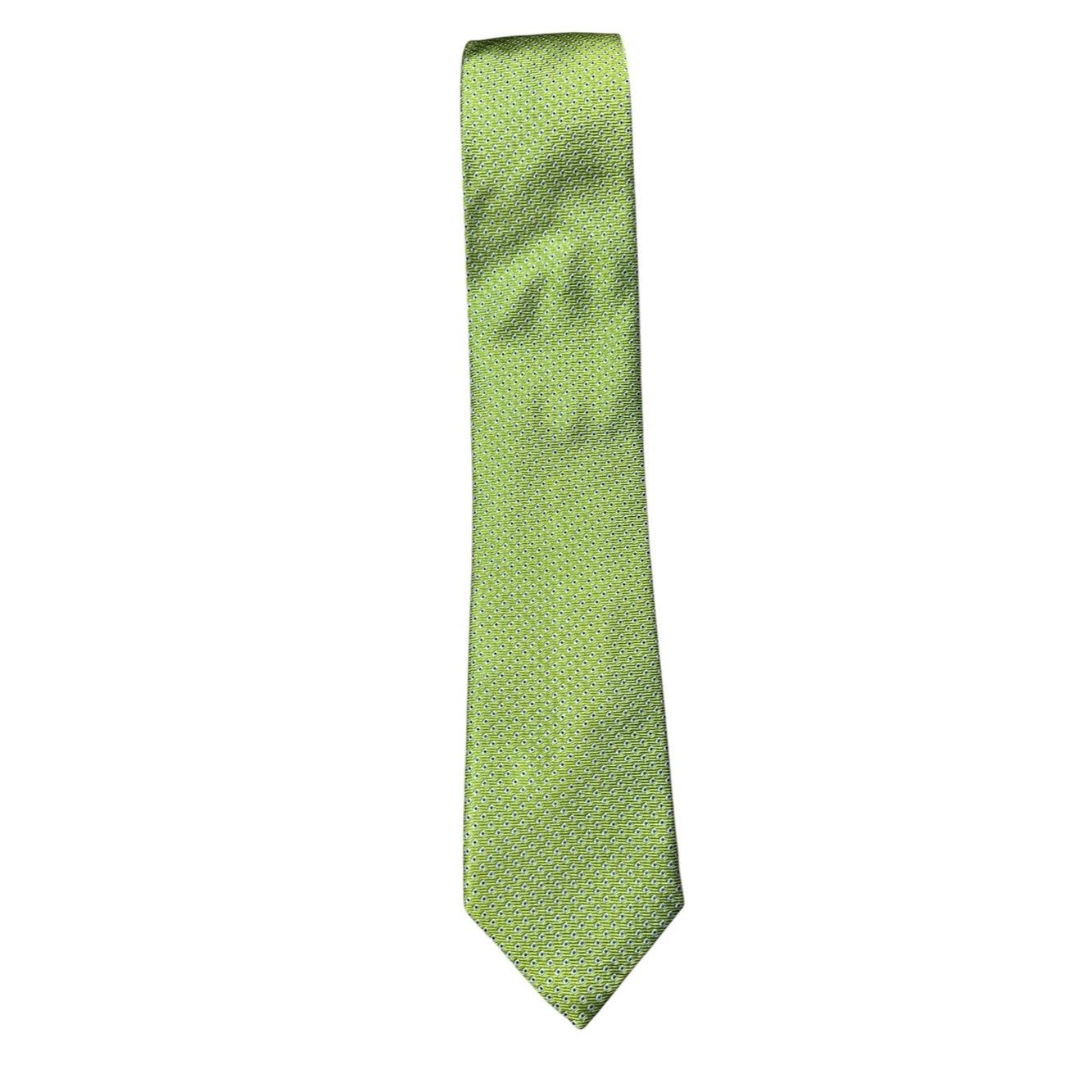 Gianfranco Ferre Gianfranco Ferre Light Green Silk Tie Made In Italy Size ONE SIZE - 3 Thumbnail