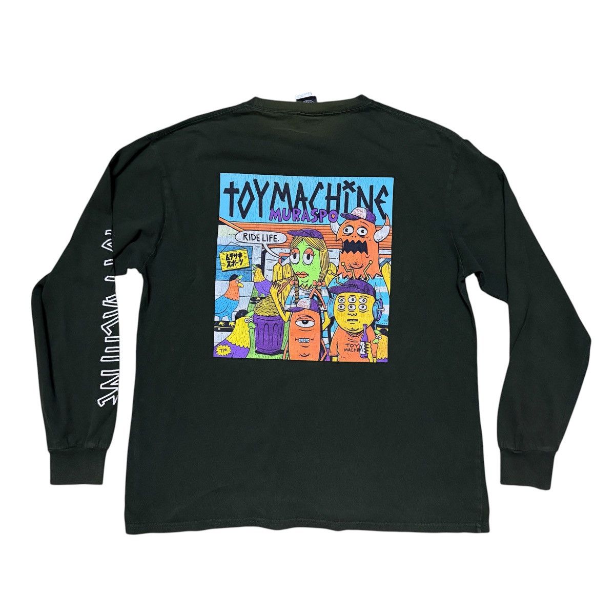 Toy Machine Toy Machine Skateboard Long Sleeve Big Logo T Shirt Size US M / EU 48-50 / 2 - 1 Thumbnail