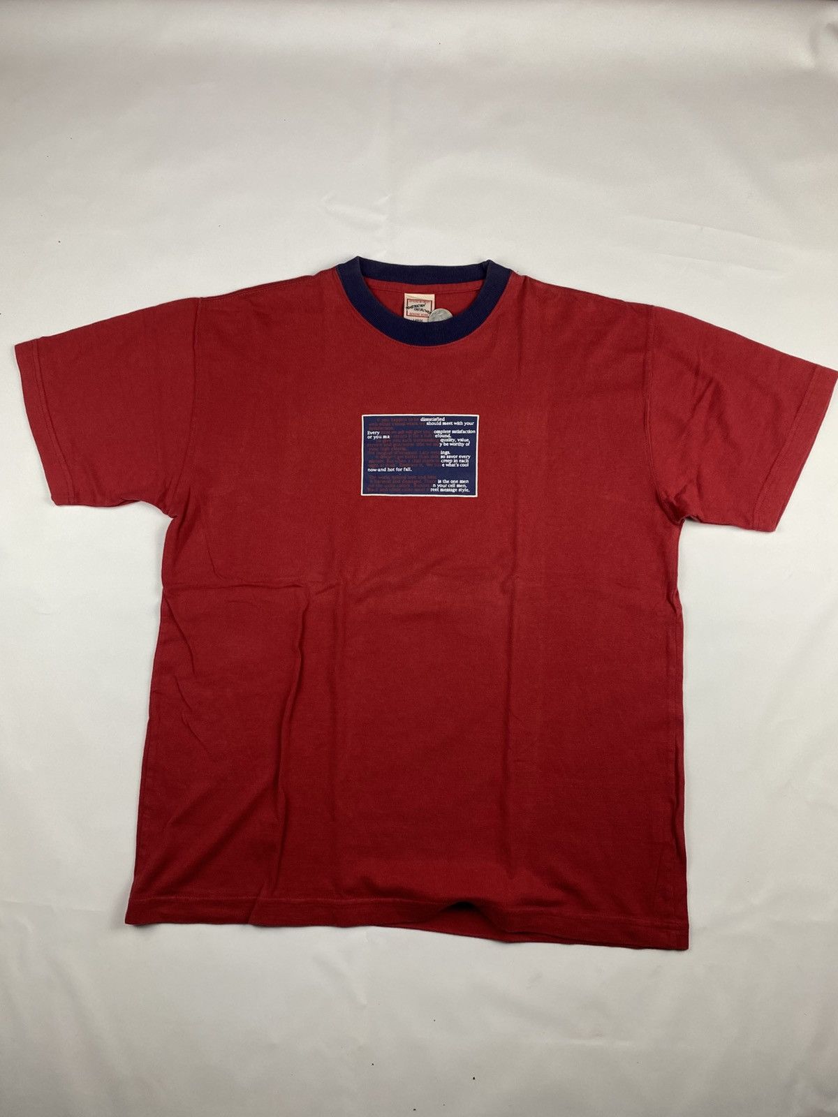 Vintage Vintage Word ringer tshirt Size US L / EU 52-54 / 3 - 2 Thumbnail