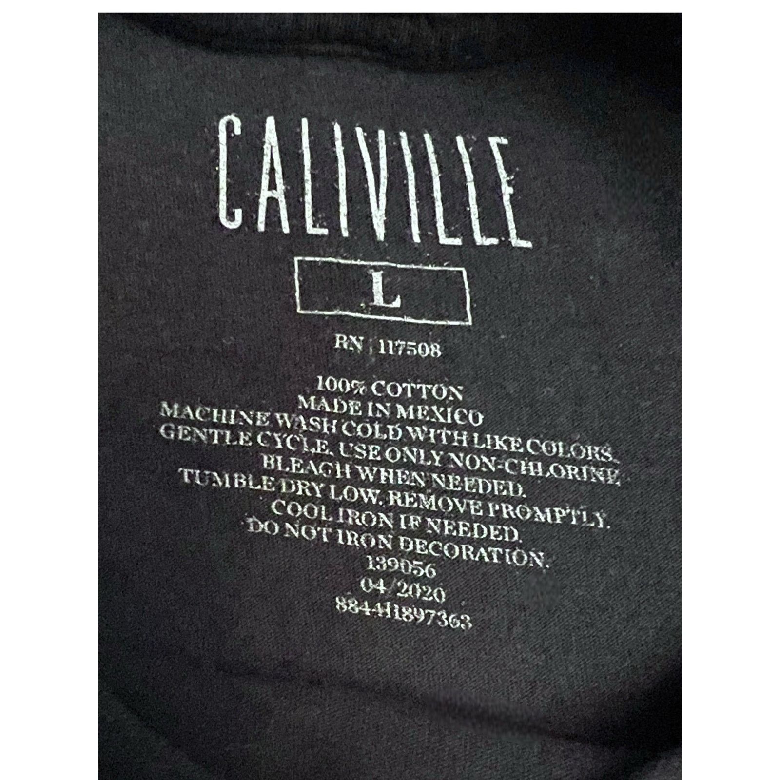 Other Caliville Acoustic Guitars Black T-Shirt Tee Size Large Size US L / EU 52-54 / 3 - 4 Thumbnail