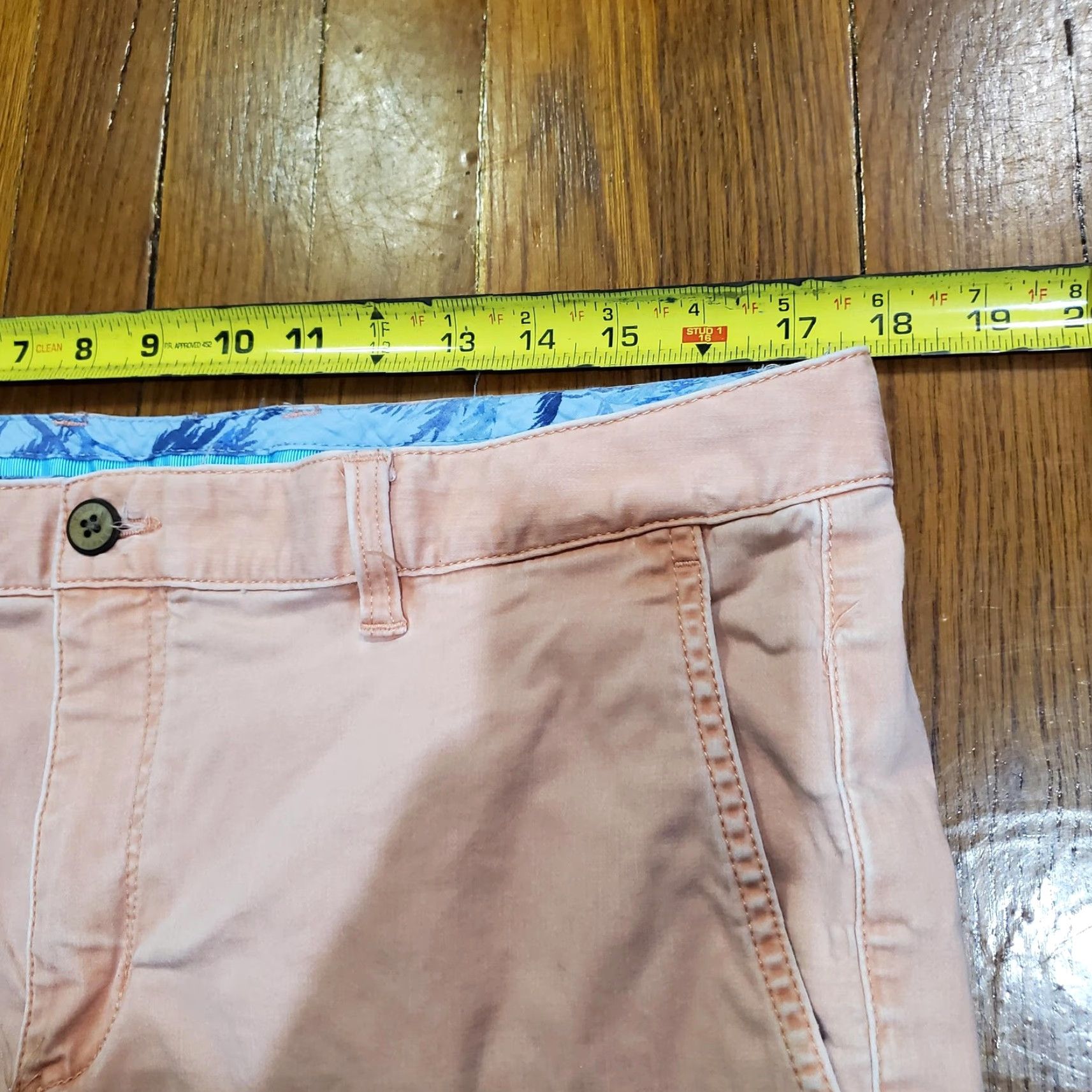 Tommy Bahama Tommy Bahama Shorts Mens 36 Pink Chino Flat Front Stretch 10 Inseam Casual Mens Size US 36 / EU 52 - 7 Thumbnail