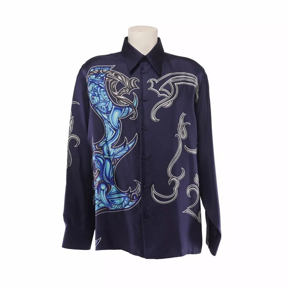 The Unbranded Brand × Vintage Yohji Yamamoto Blue Images Dress Shirt from Elton John coll Size US L / EU 52-54 / 3 - 1 Thumbnail