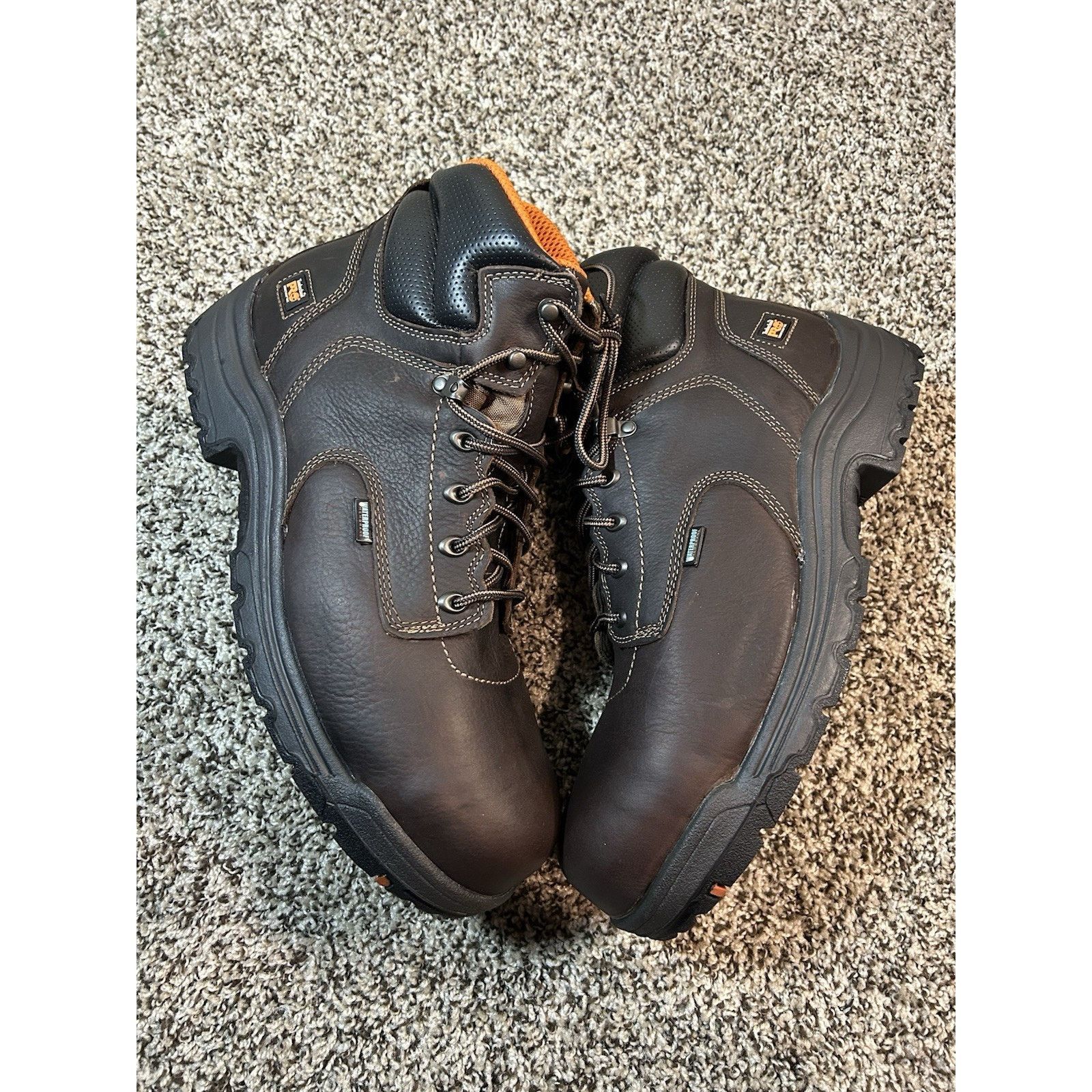 Timberland Timberland Pro Titan 6" Safety Toe Mens 14 Wide leather Boot Size US 14 / EU 47 - 2 Thumbnail
