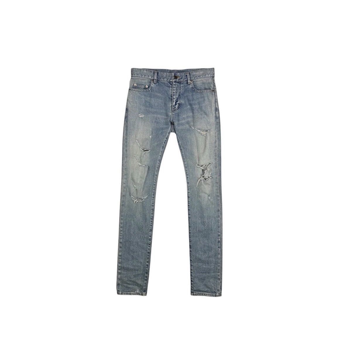 Saint Laurent Paris SAINT LAURENT PARIS FW16 CRASH D02 DENIM Size US 30 / EU 46 - 1 Thumbnail
