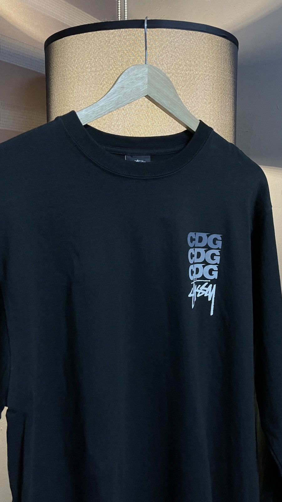 STUSSY× CDG Logo Long Sleeve T-Shirt XL s-l400.jpg
