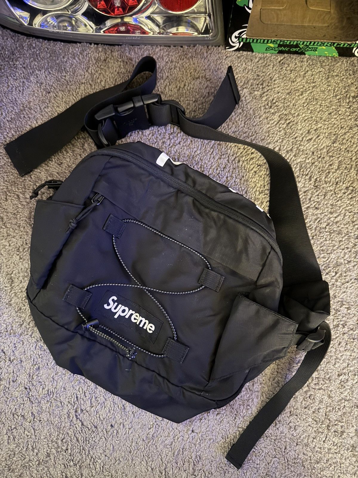 Supreme Black Supreme waist bag ss16 Size ONE SIZE - 1 Thumbnail