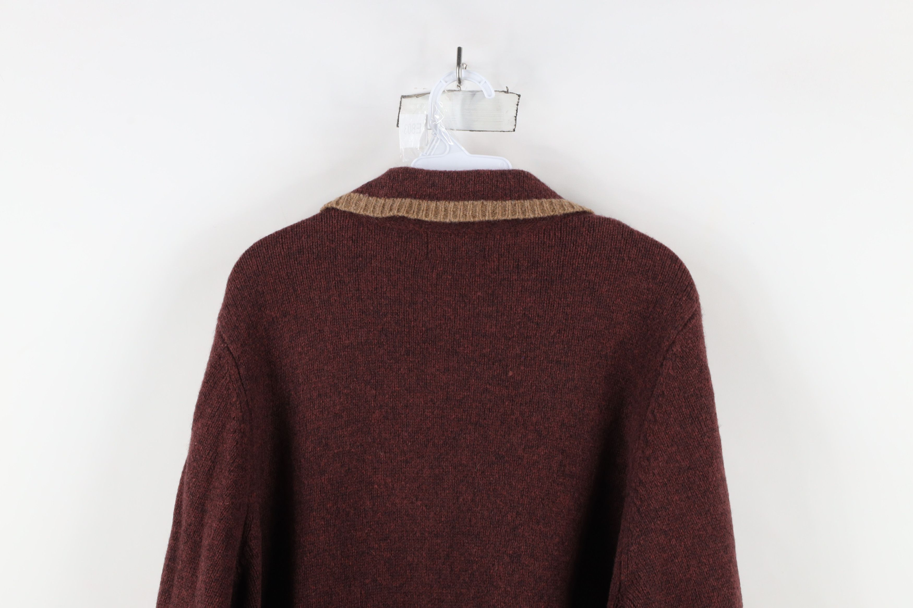 Vintage × Woolrich Woolen Mills Vintage 90s Woolrich Embroidered Flower Cardigan Sweater Size XL / US 12-14 / IT 48-50 - 9 Thumbnail