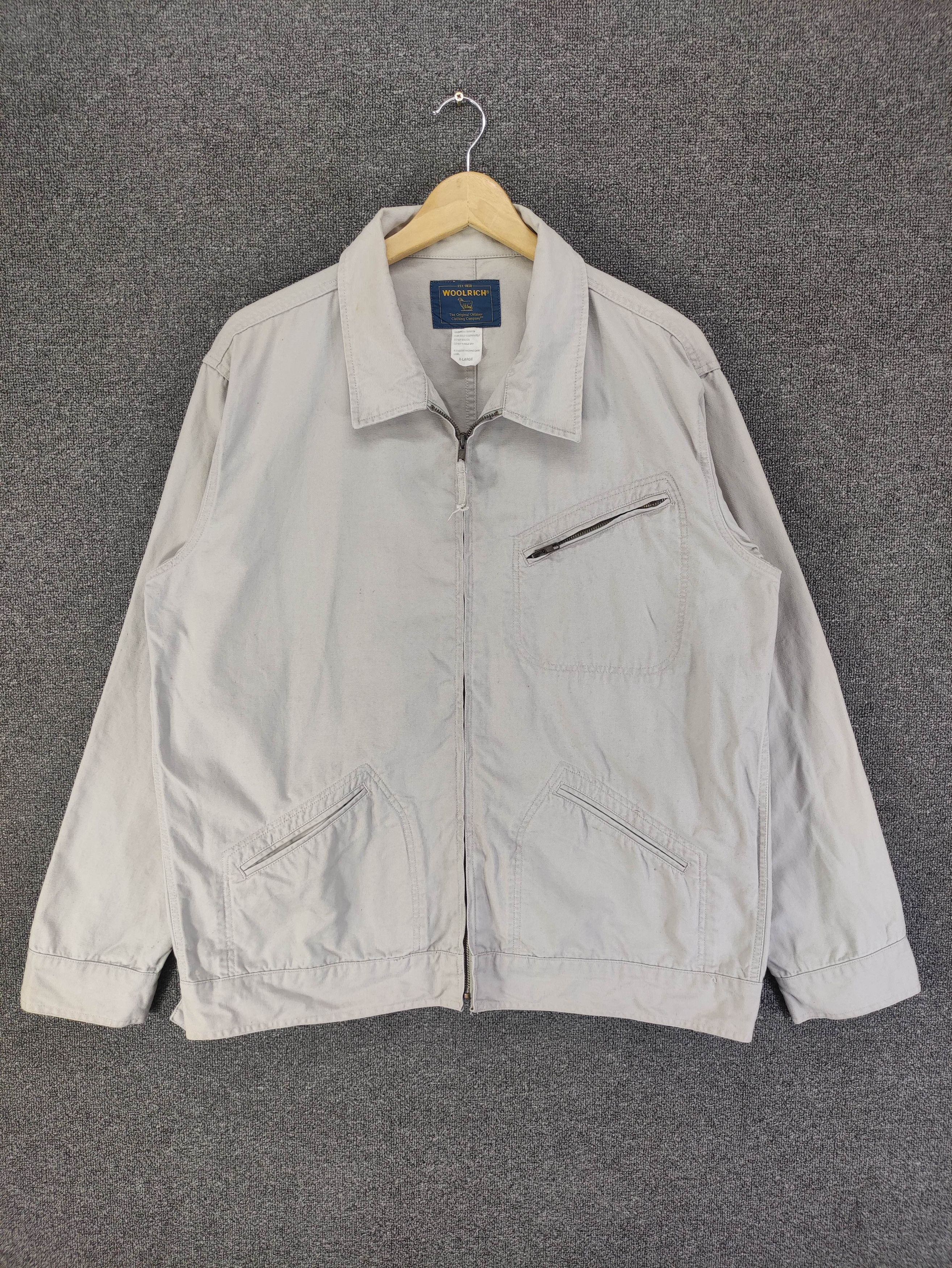 Woolrich Woolen Mills Vintage Woolrich Chore Jacket Zipper Size US XL / EU 56 / 4 - 1 Thumbnail
